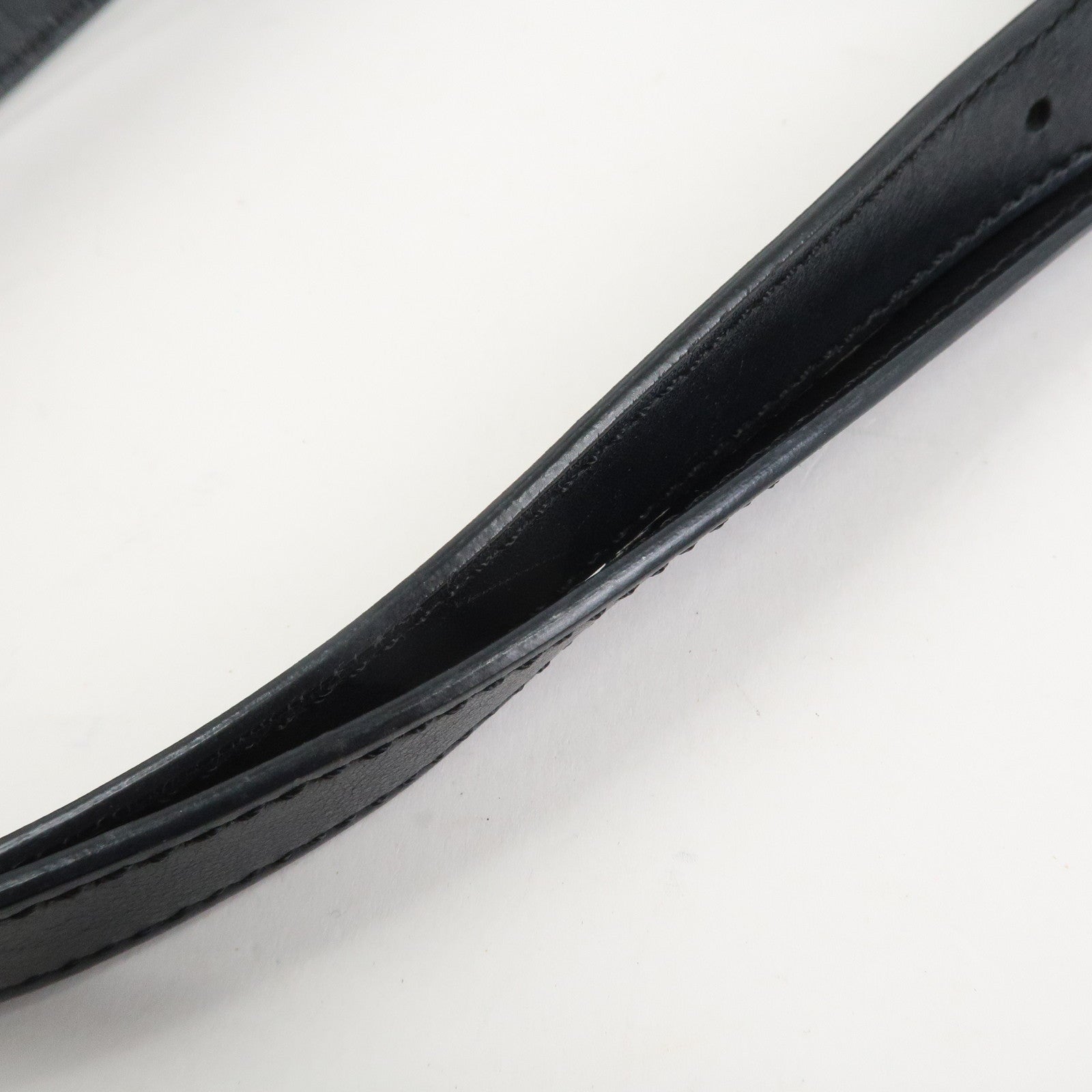 FENDI Zucchino PVC Leather Tote Bag Shoulder Bag Black 8BH215