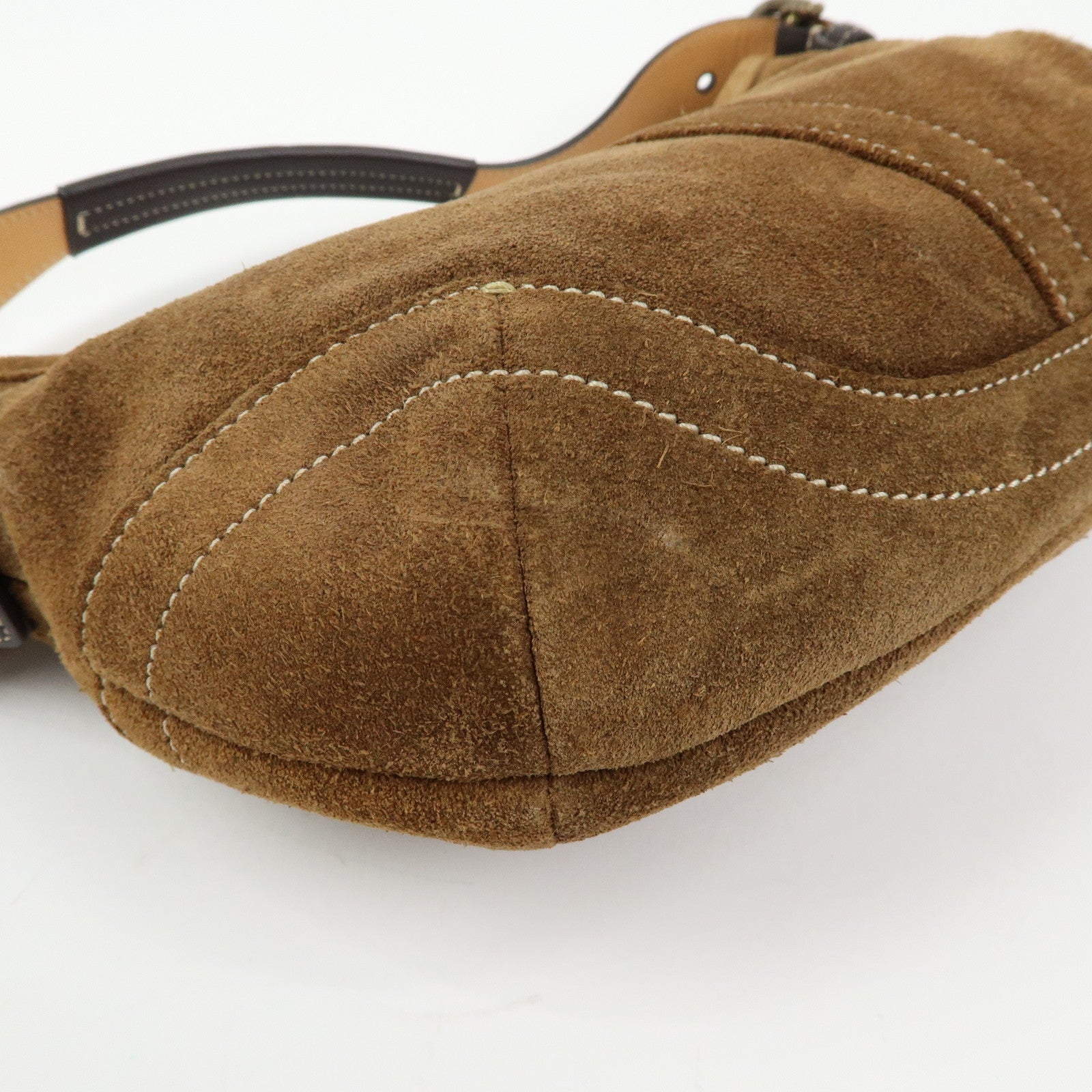 COACH Set of 3 Signature Canvas Suede PVC Shoulder Bag Pouch