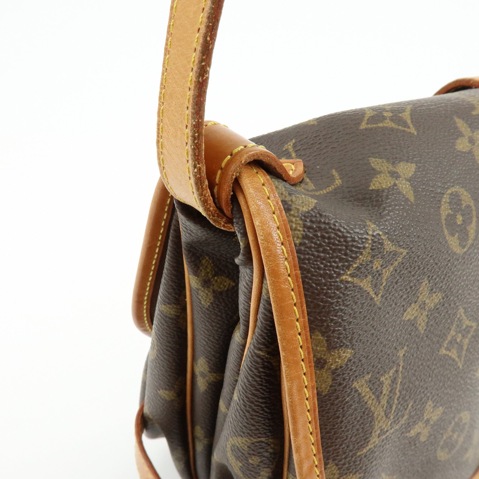 Louis Vuitton Monogram Saumur 30 Shoulder Bag Brown M42256
