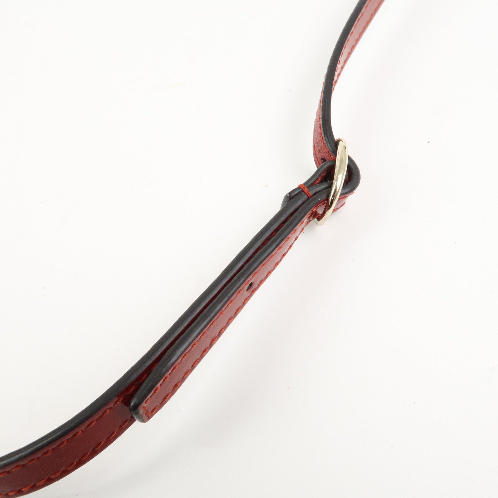 GUCCI Micro Guccissima Leather 2Way Bag Shoulder Bag Red 354086