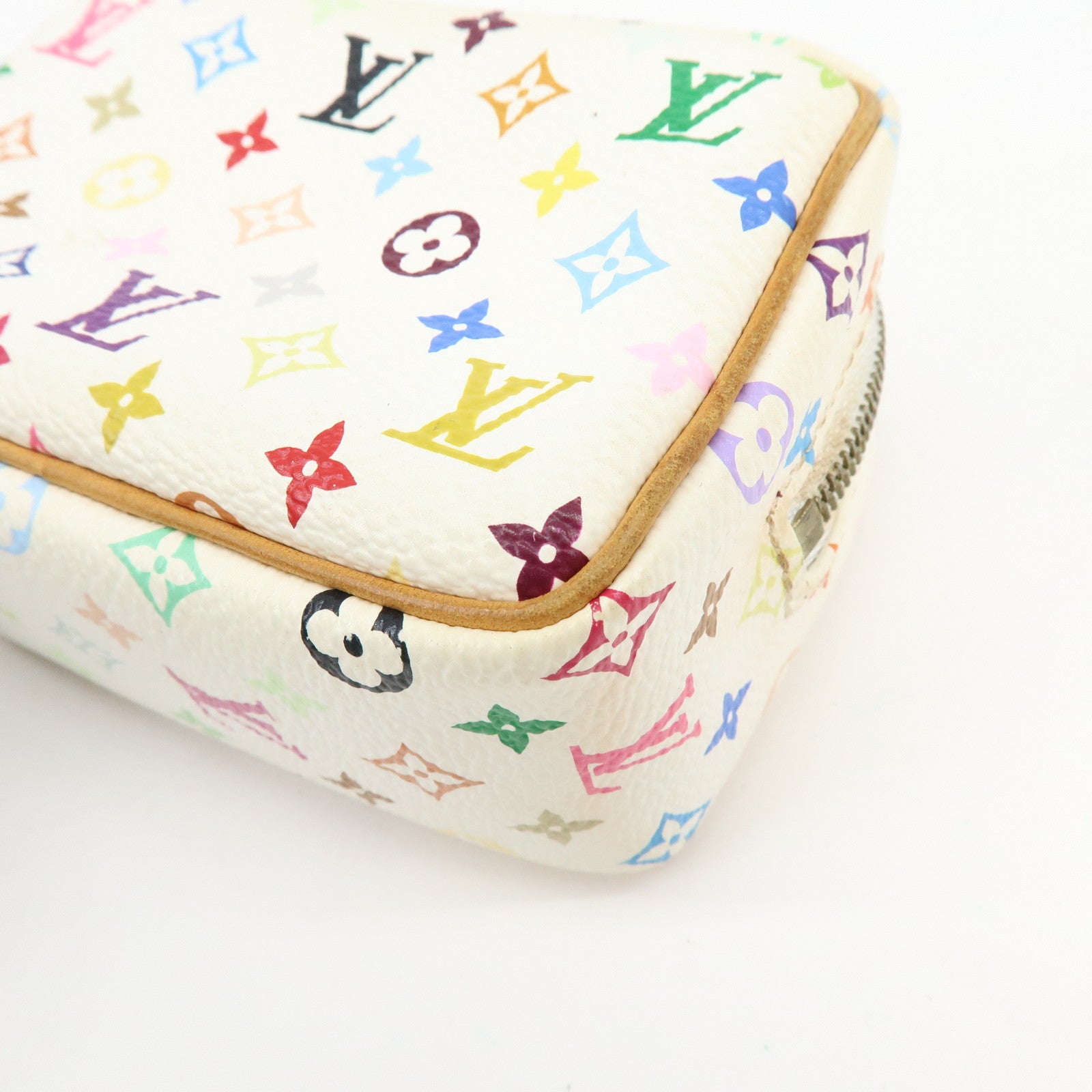 Louis Vuitton Monogram Multicolor Trousse Wapity Pouch Blanc M58033