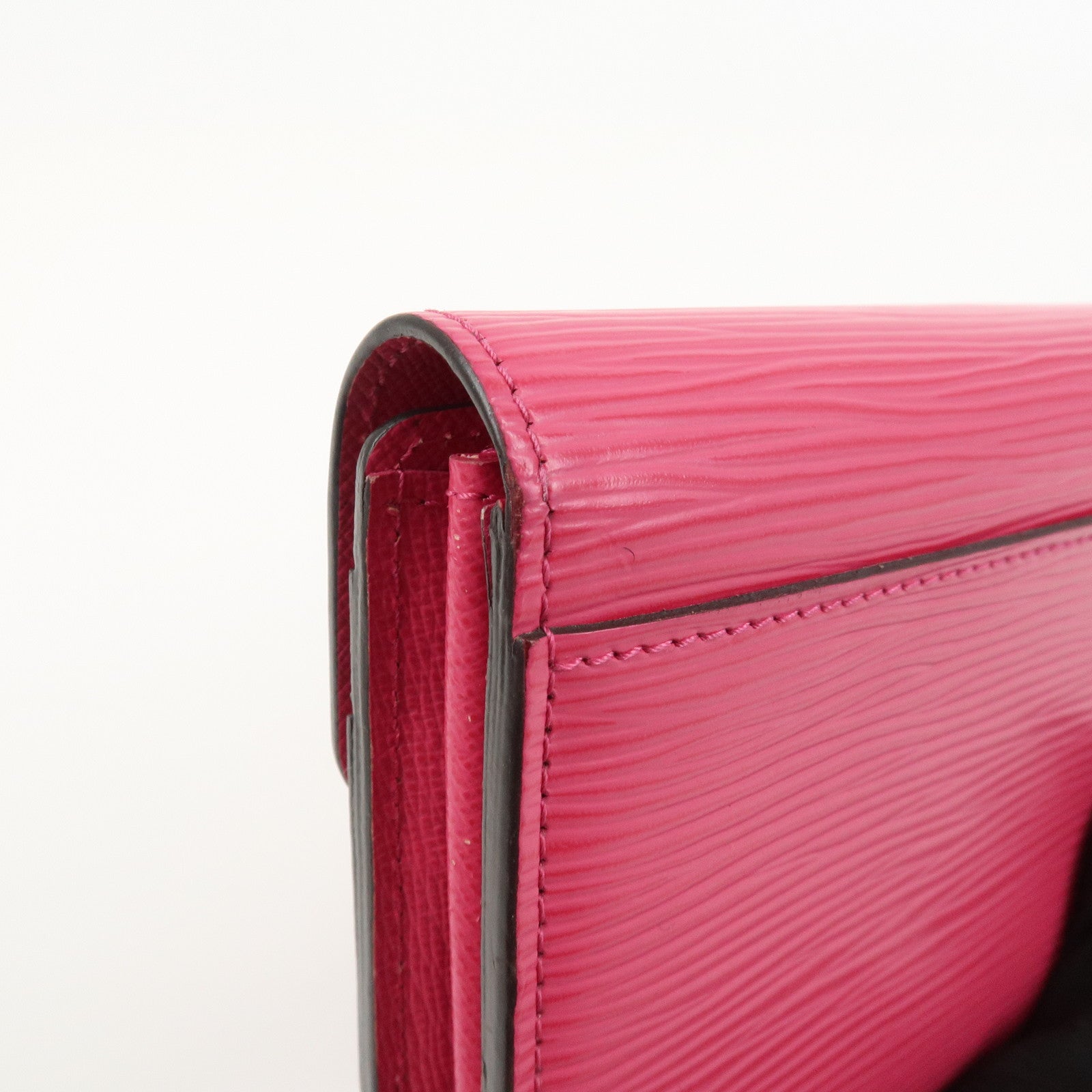 Louis Vuitton Epi Portefeuille Sarah Long Wallet Fuchsia M60580