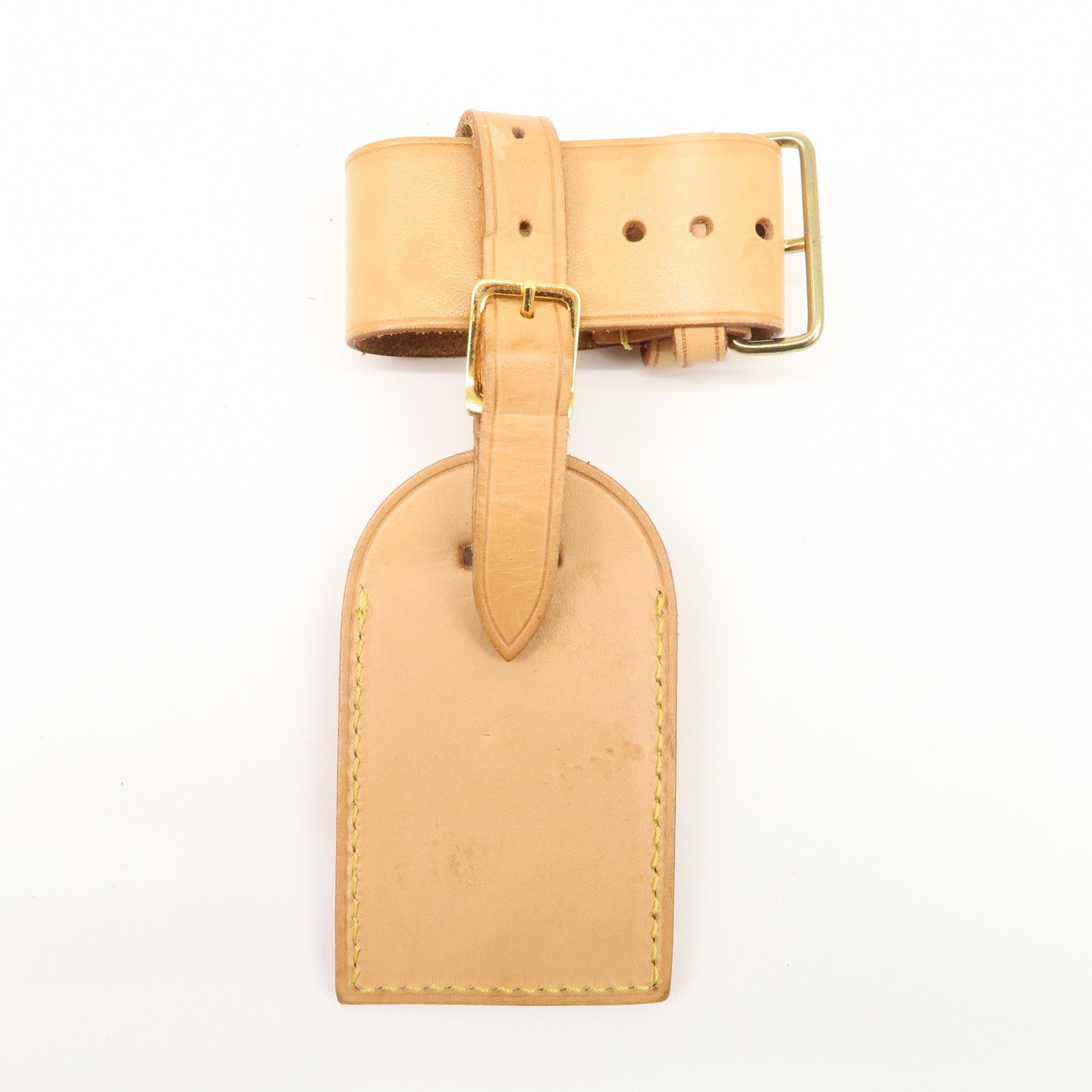 Louis Vuitton Set of 15 Nume Leather Name Tag & Poignet Natural Used