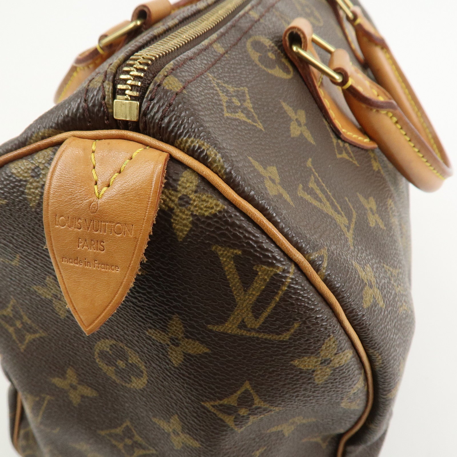 Louis Vuitton Monogram Speedy 30 Boston Bag Hand Bag Brown M41526