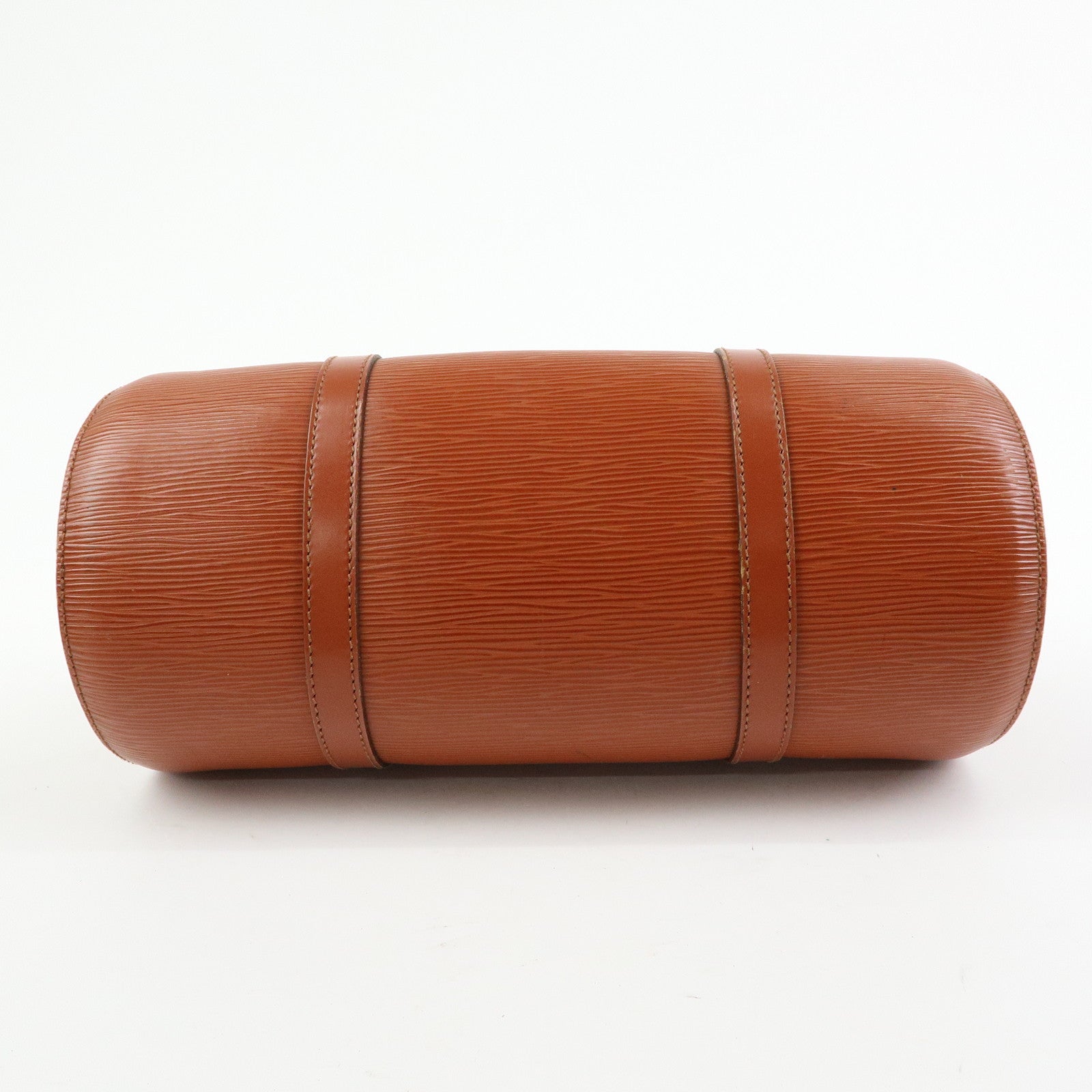 Louis Vuitton Epi Leather Soufflot Hand Bag Kenya Brown M52223