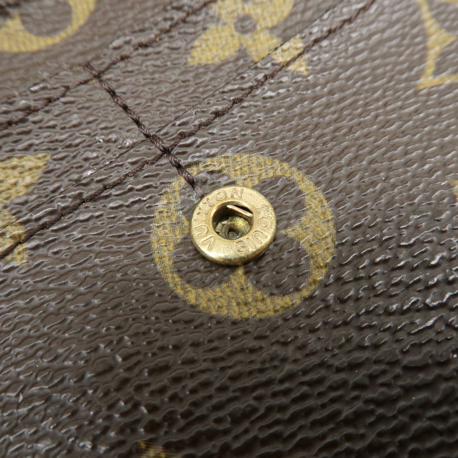 Louis Vuitton Monogram Portefeuille Sarah Long Wallet Brown M61734