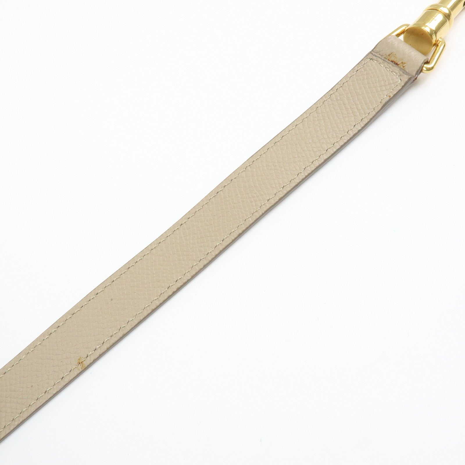 CELINE Belt Bag Leather 2Way Bag Hand Bag Shoulder Bag Beige