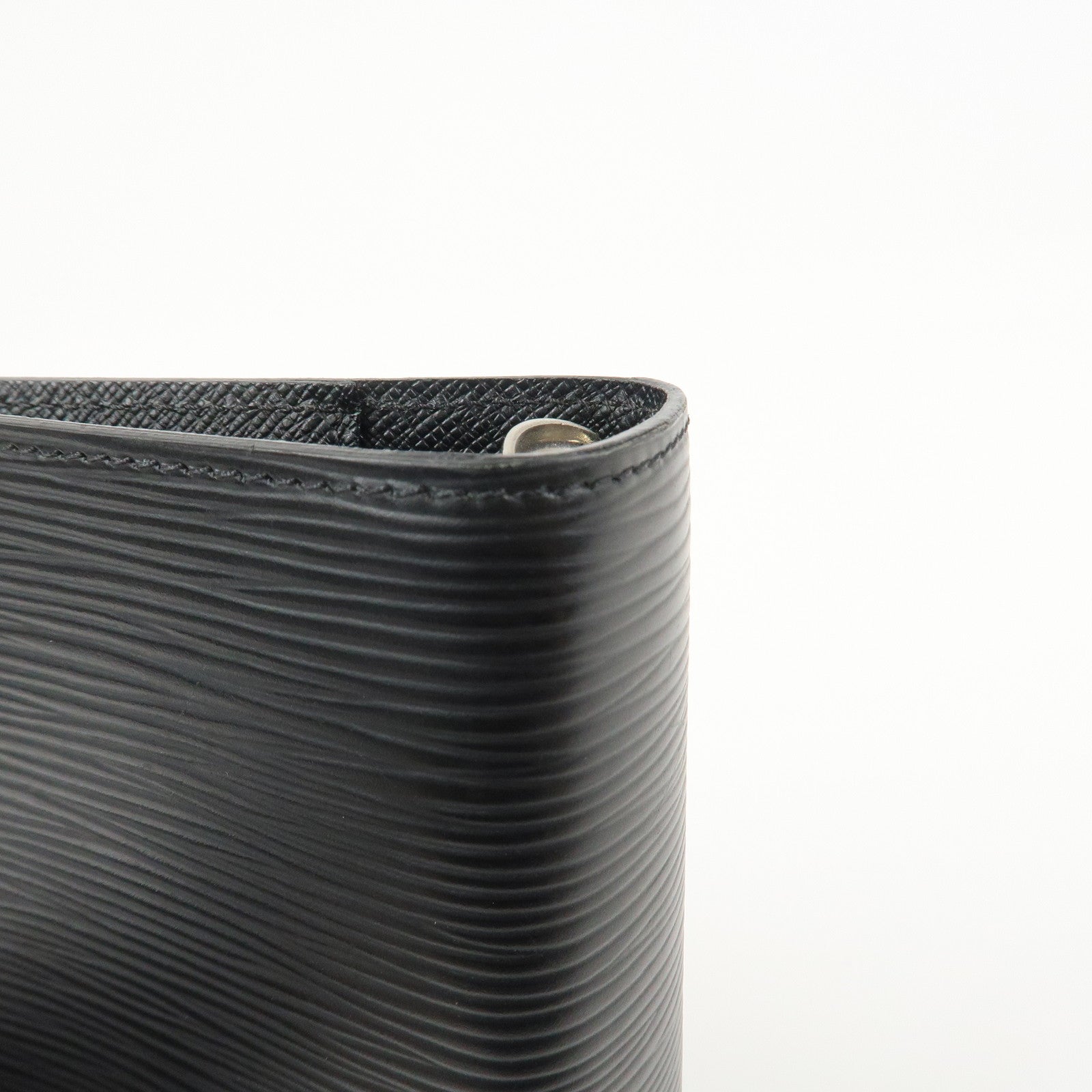 Louis Vuitton Epi Agenda MM Planner Cover Noir Black R20042