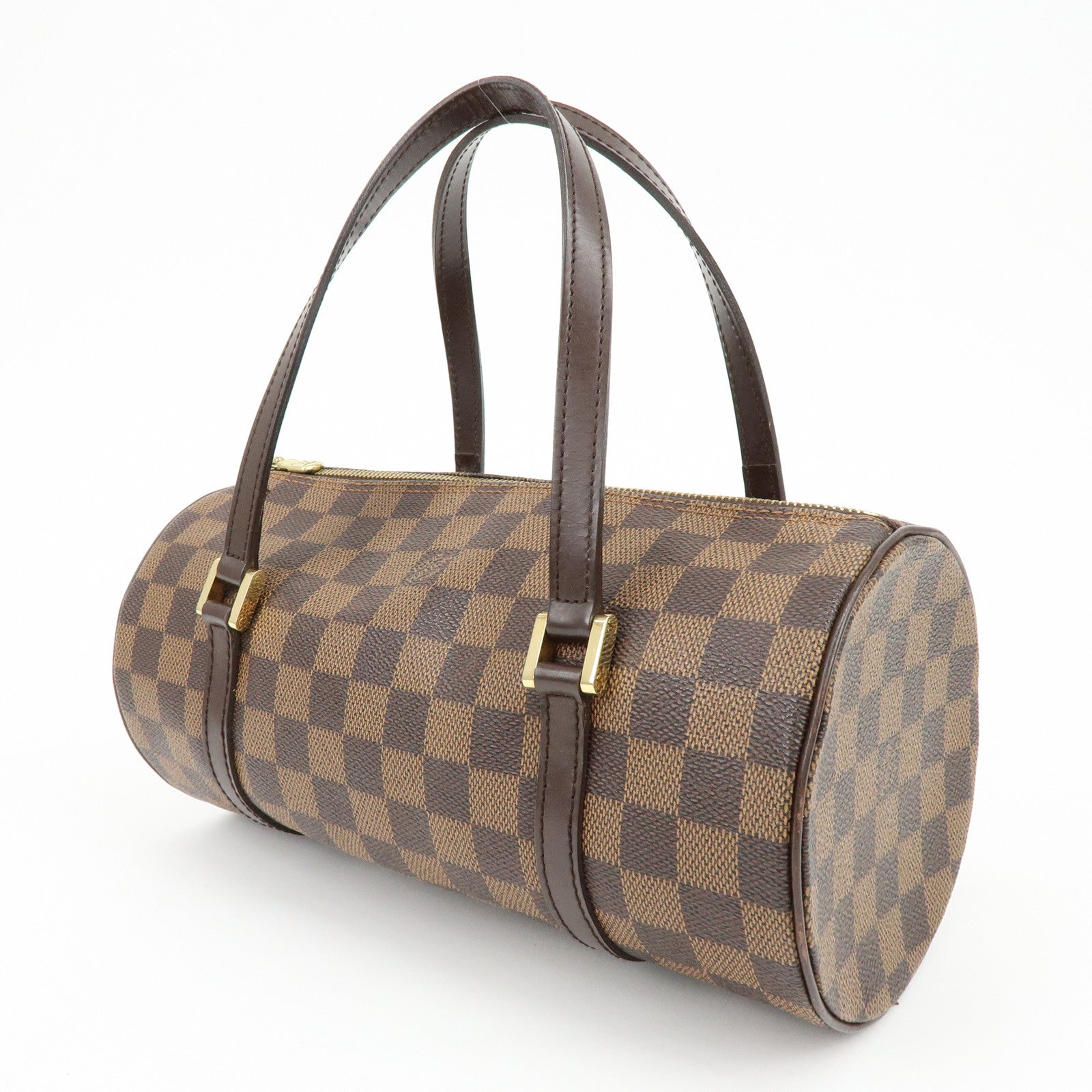Louis Vuitton Damier Ebene Papillon 26 Hand Bag Brown N51304