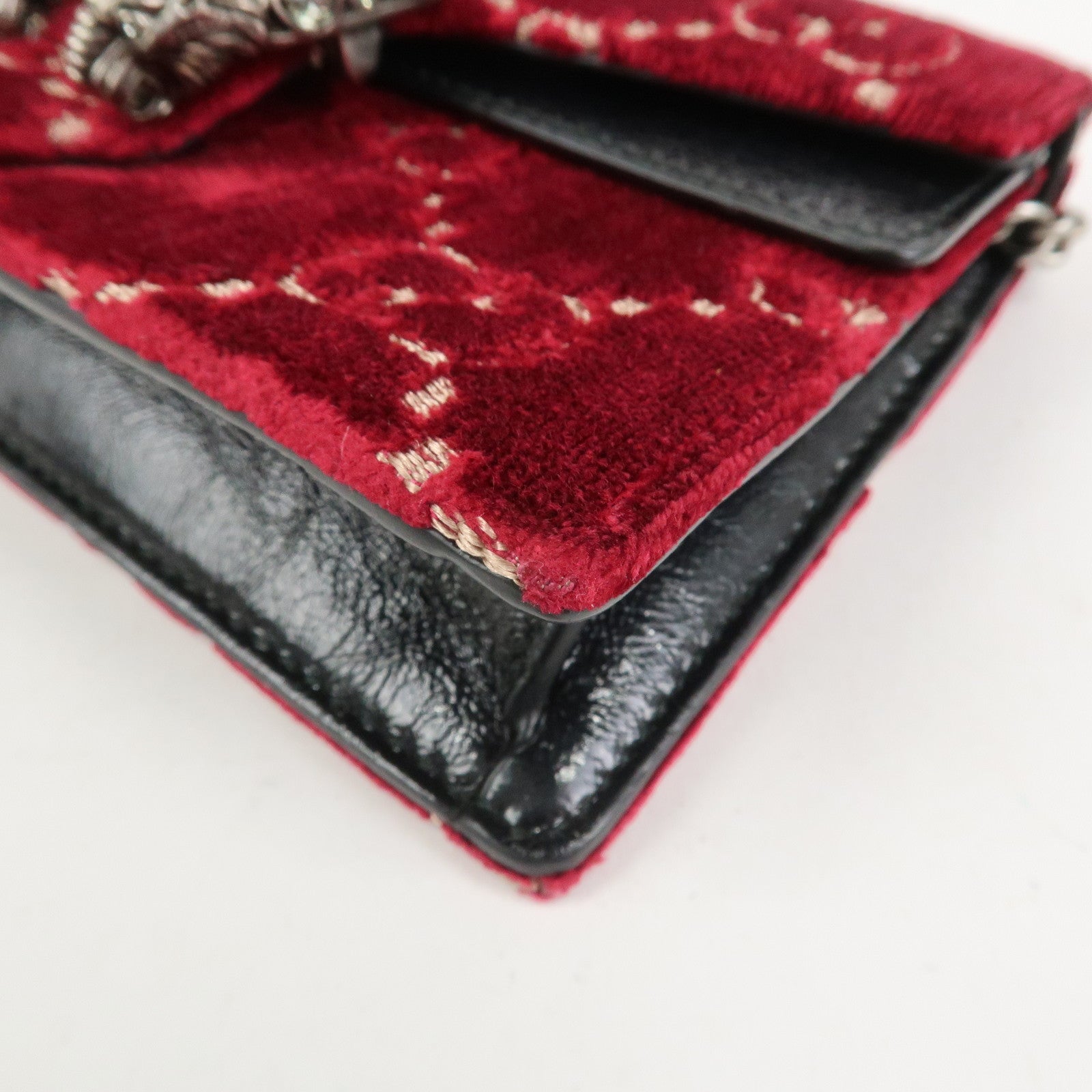 GUCCI Dionysus Super Mini Bag Leather Chain Shoulder Bag 476432