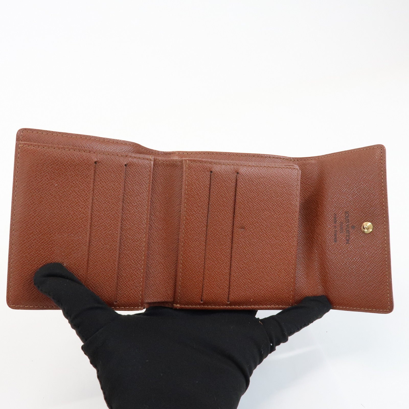 Louis Vuitton Monogram Set of 2 Bi- fold Wallets Brown M61652