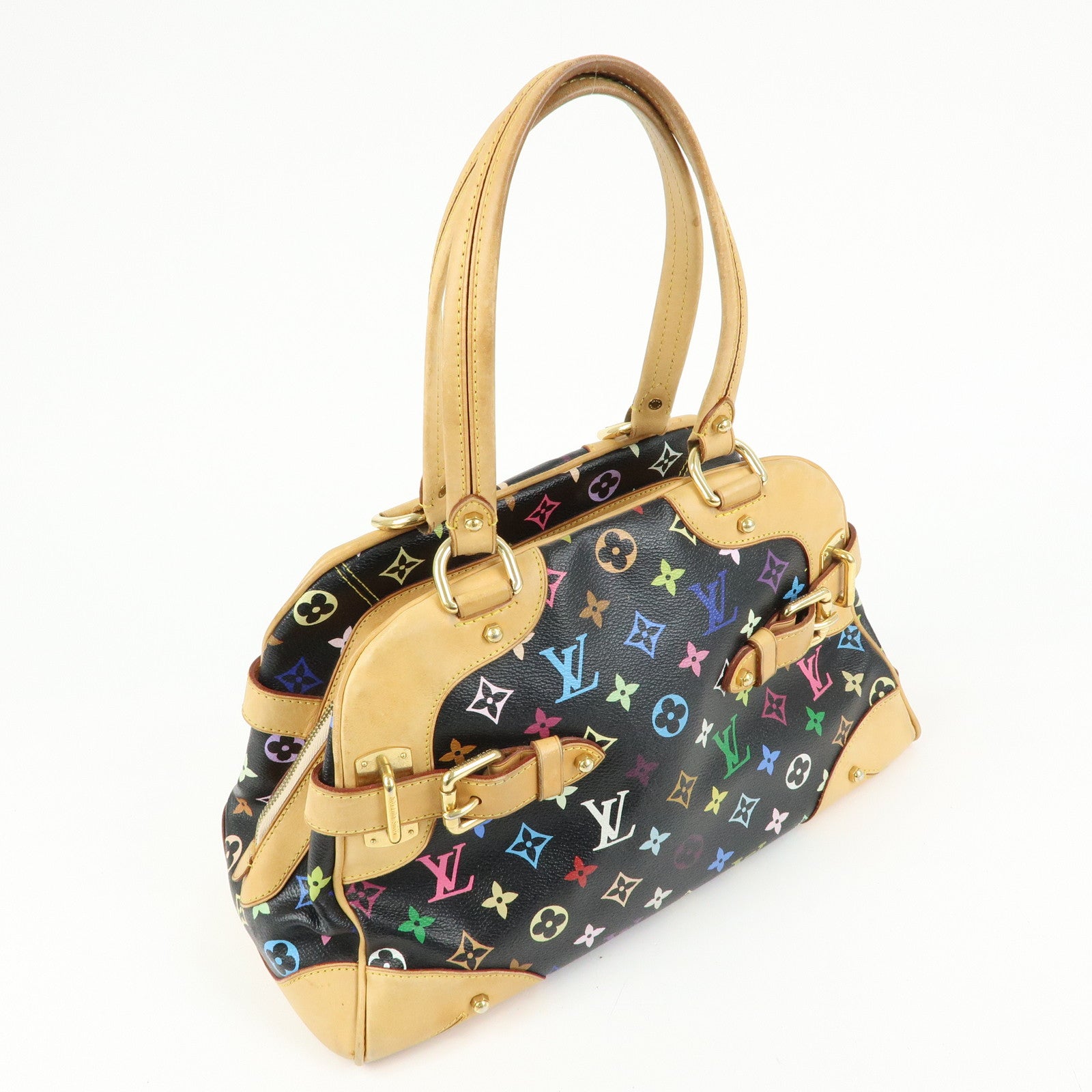 Louis Vuitton Monogram Multicolor Claudia Hand Bag Noir M40194