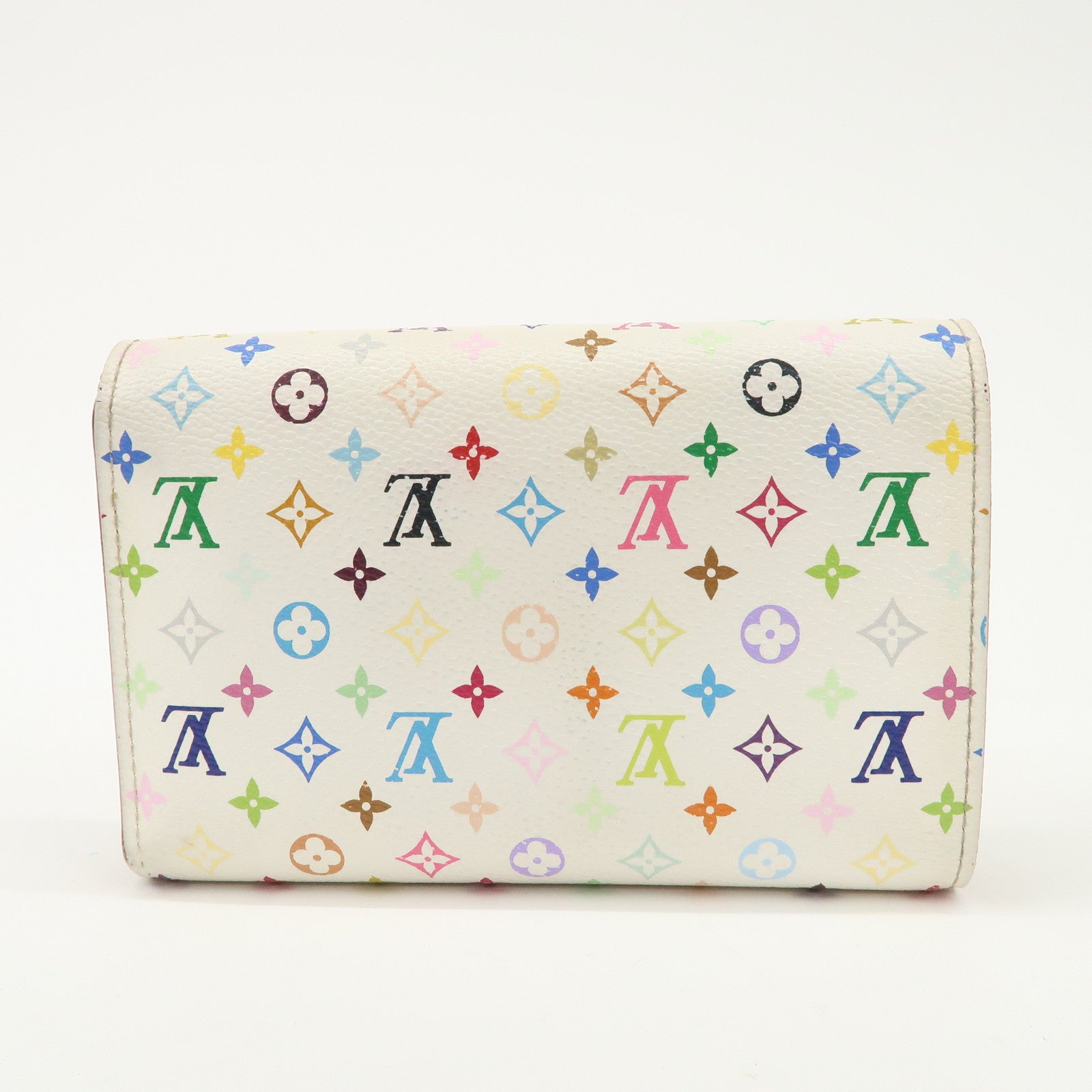 Louis Vuitton Monogram Multicolor Portefeuille Alexandra Wallet Blanc M60083
