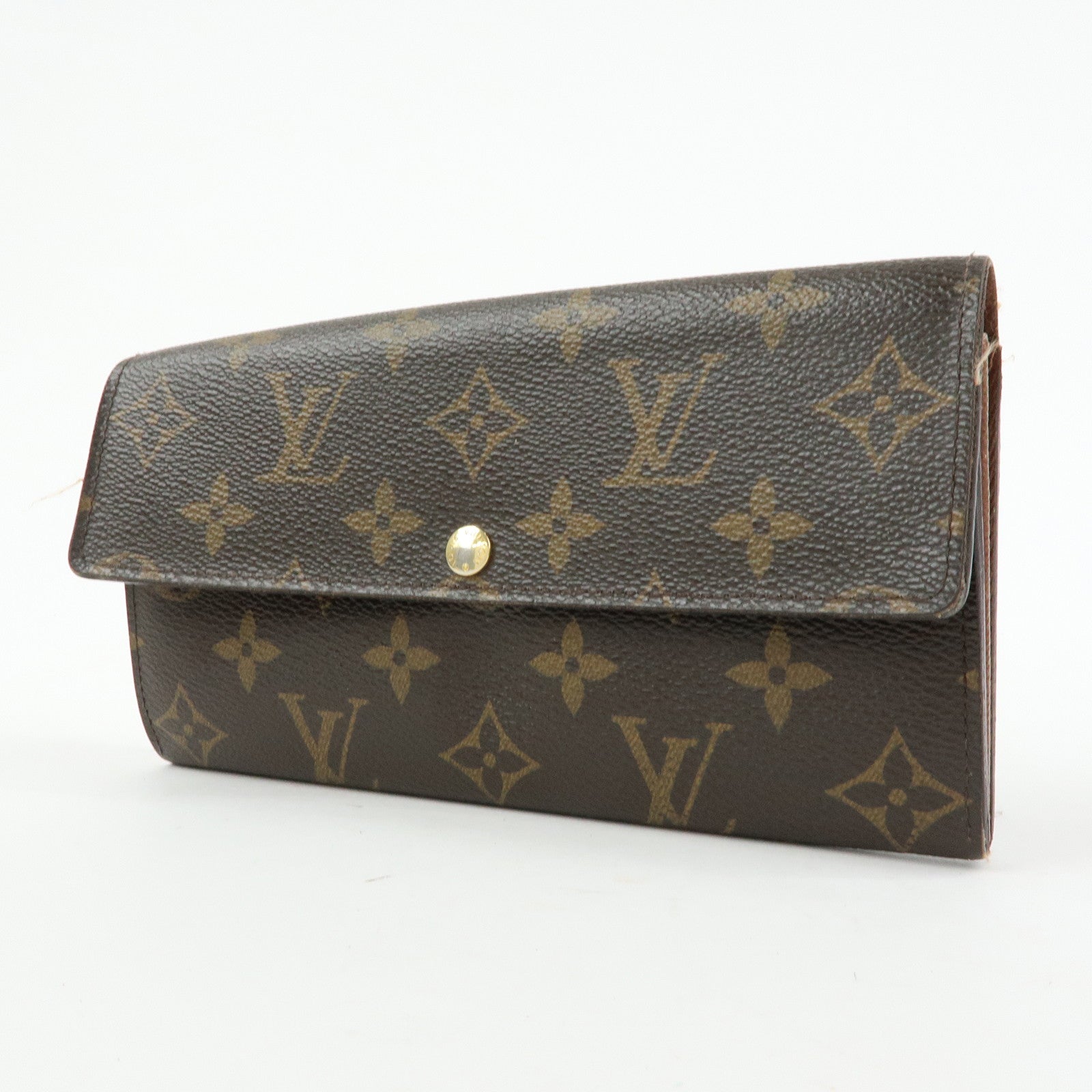 Louis Vuitton Monogram Portefeuille Sarah Long Wallet Brown M61734