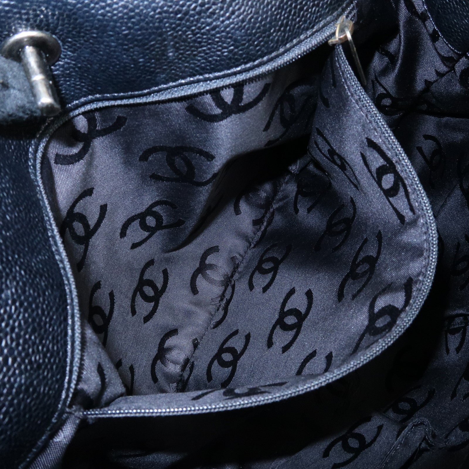 CHANEL COCO Mark Caviarskin 2Way Shoulder Bag Tote Bag 7034654