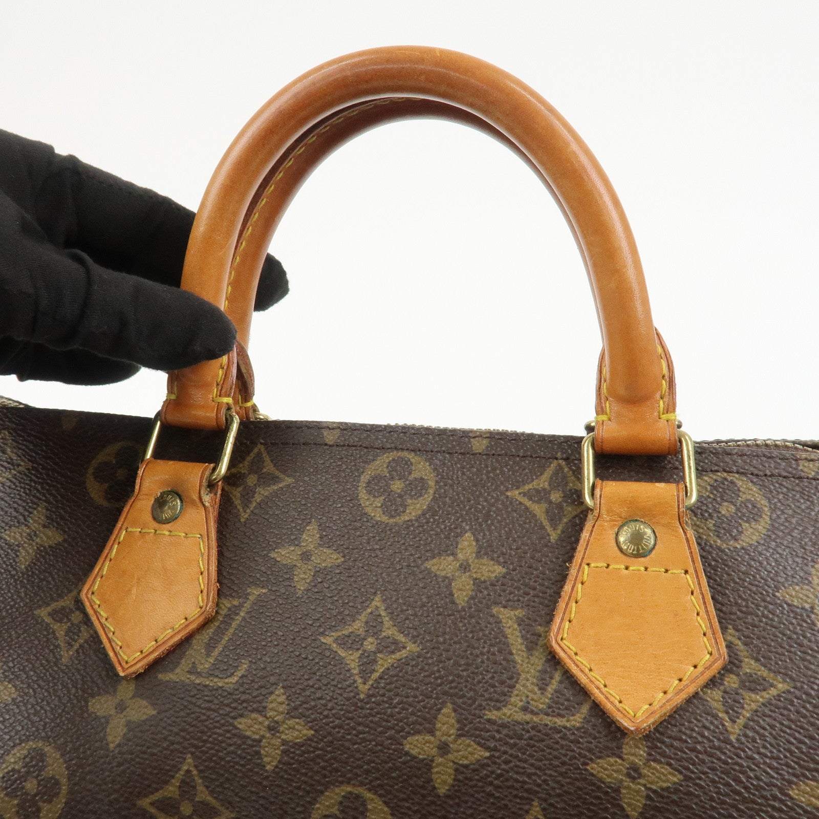 Louis Vuitton Monogram Speedy 30 Boston Bag Hand Bag Brown M41526