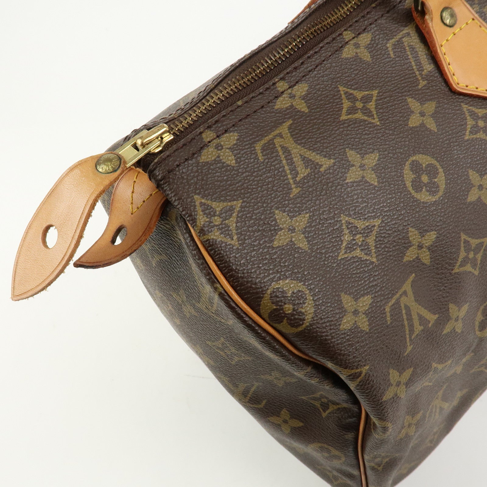 Louis Vuitton Monogram Speedy 40 Hand Bag Boston Bag Brown M41522