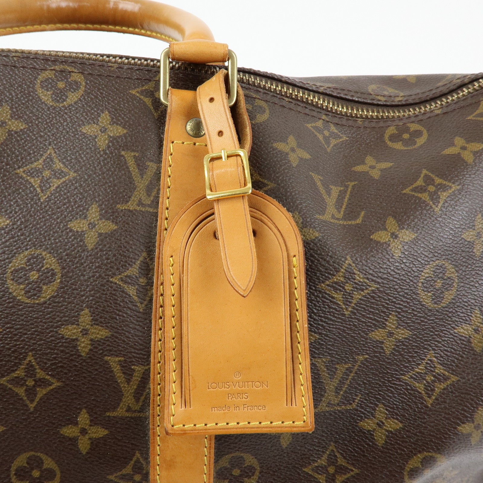 Louis Vuitton Monogram Keep All Bandouliere 45 Boston Bag M41418