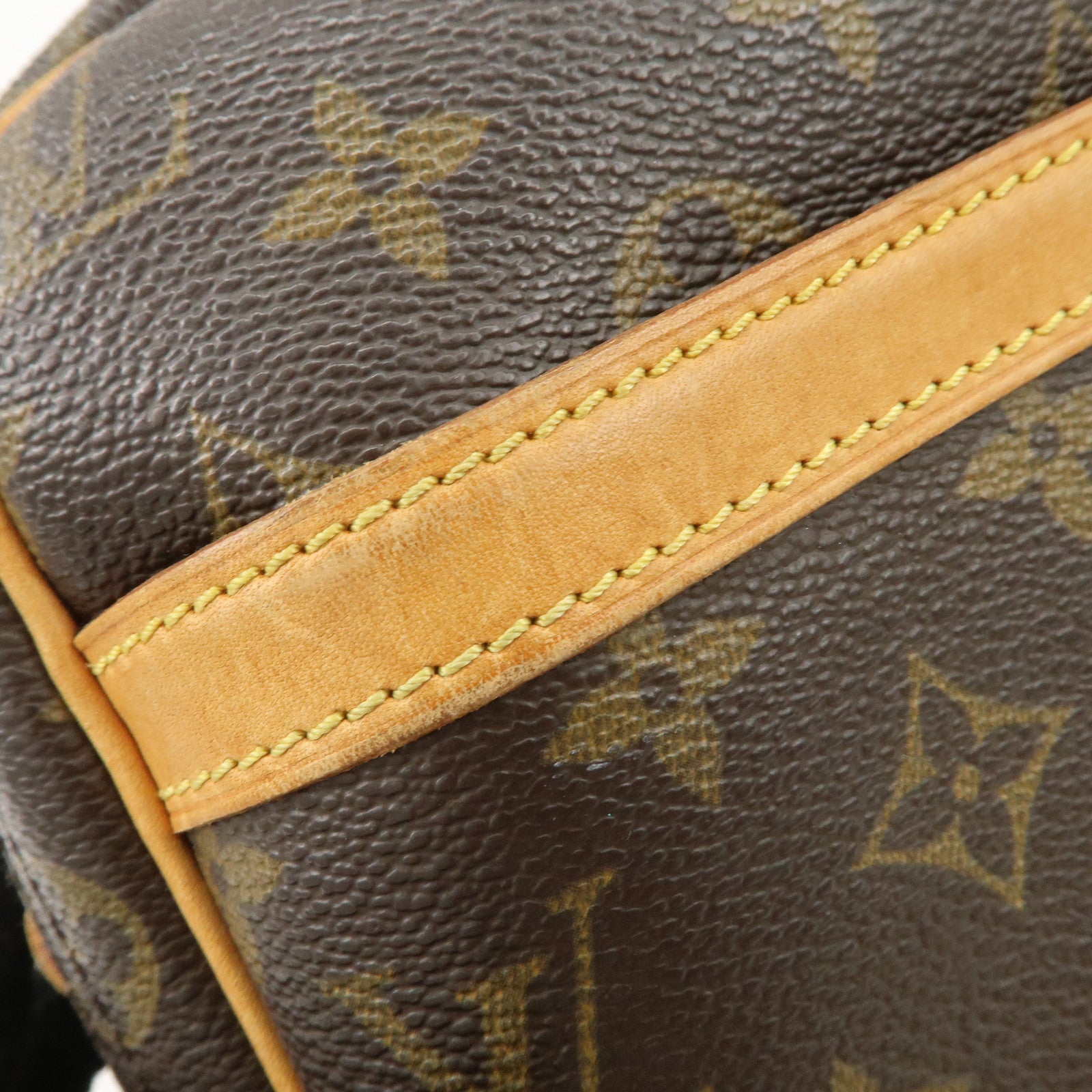 Louis Vuitton Monogram Reporter PM Shoulder Bag Brown M45254 Used