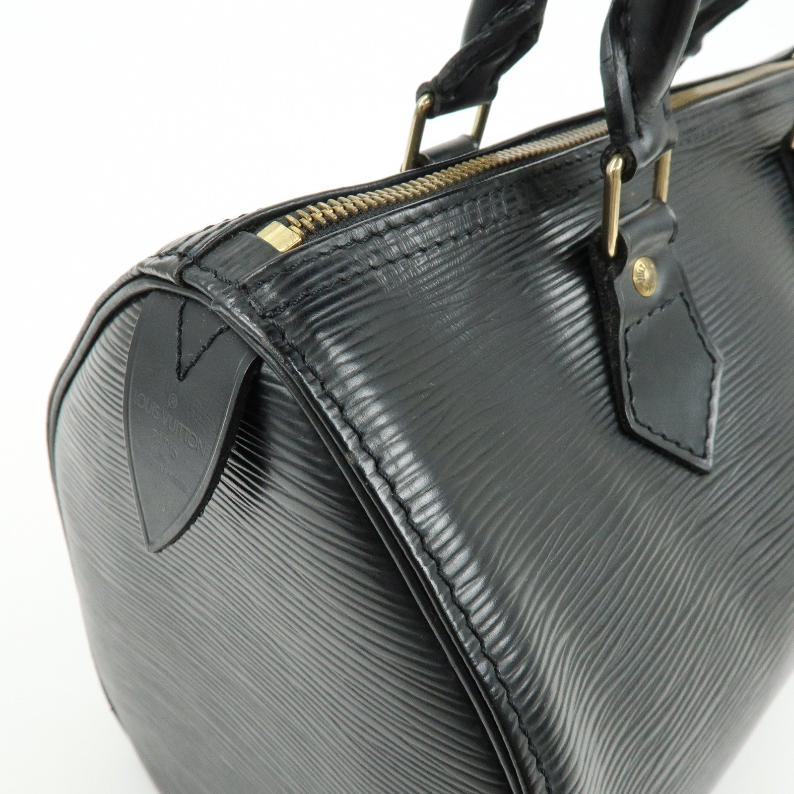 Louis Vuitton Epi Speedy 25 Hand Bag Boston Bag Noir M59032