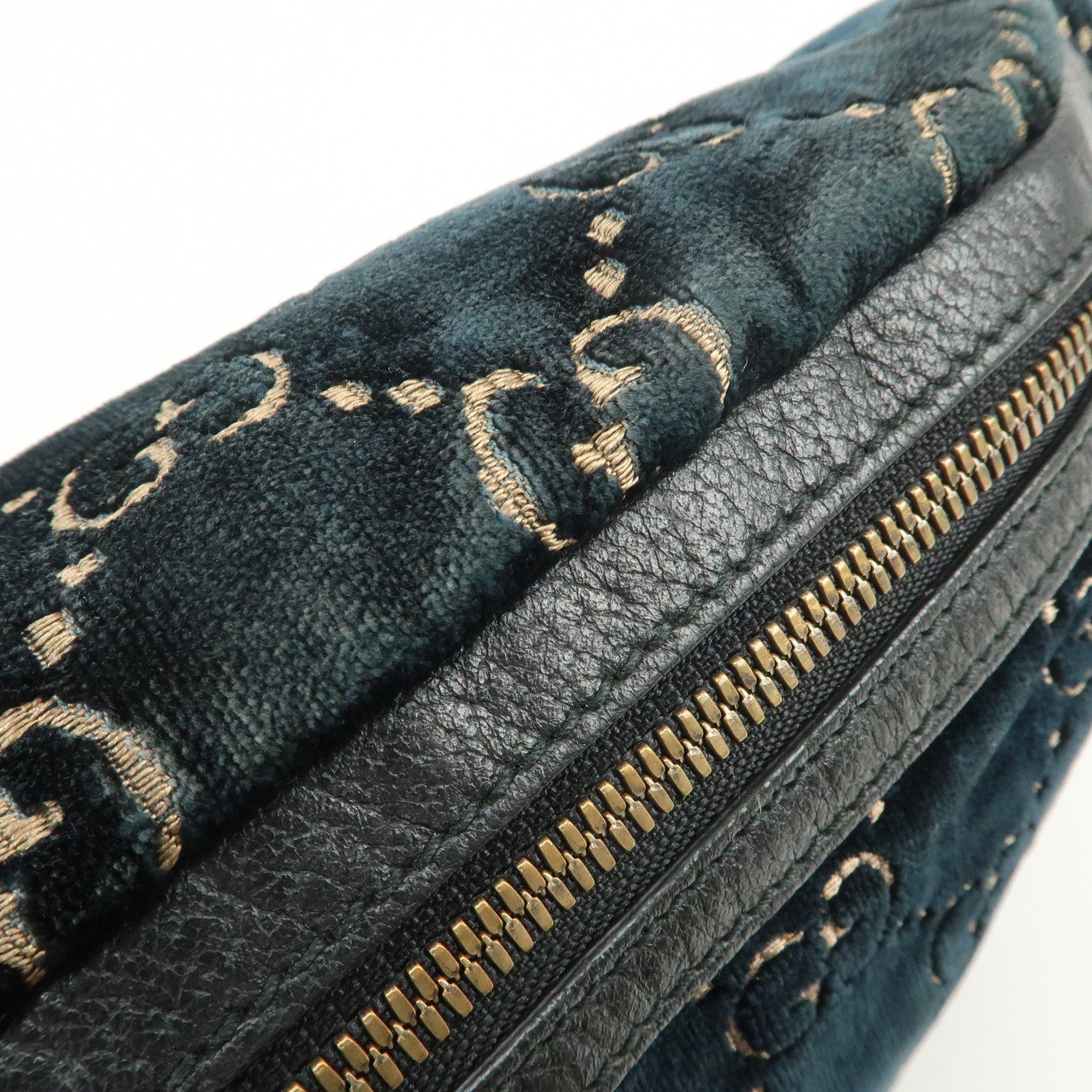 GUCCI Ophidia GG Velvet Leather Waist Bag Crossbody Bag 574968