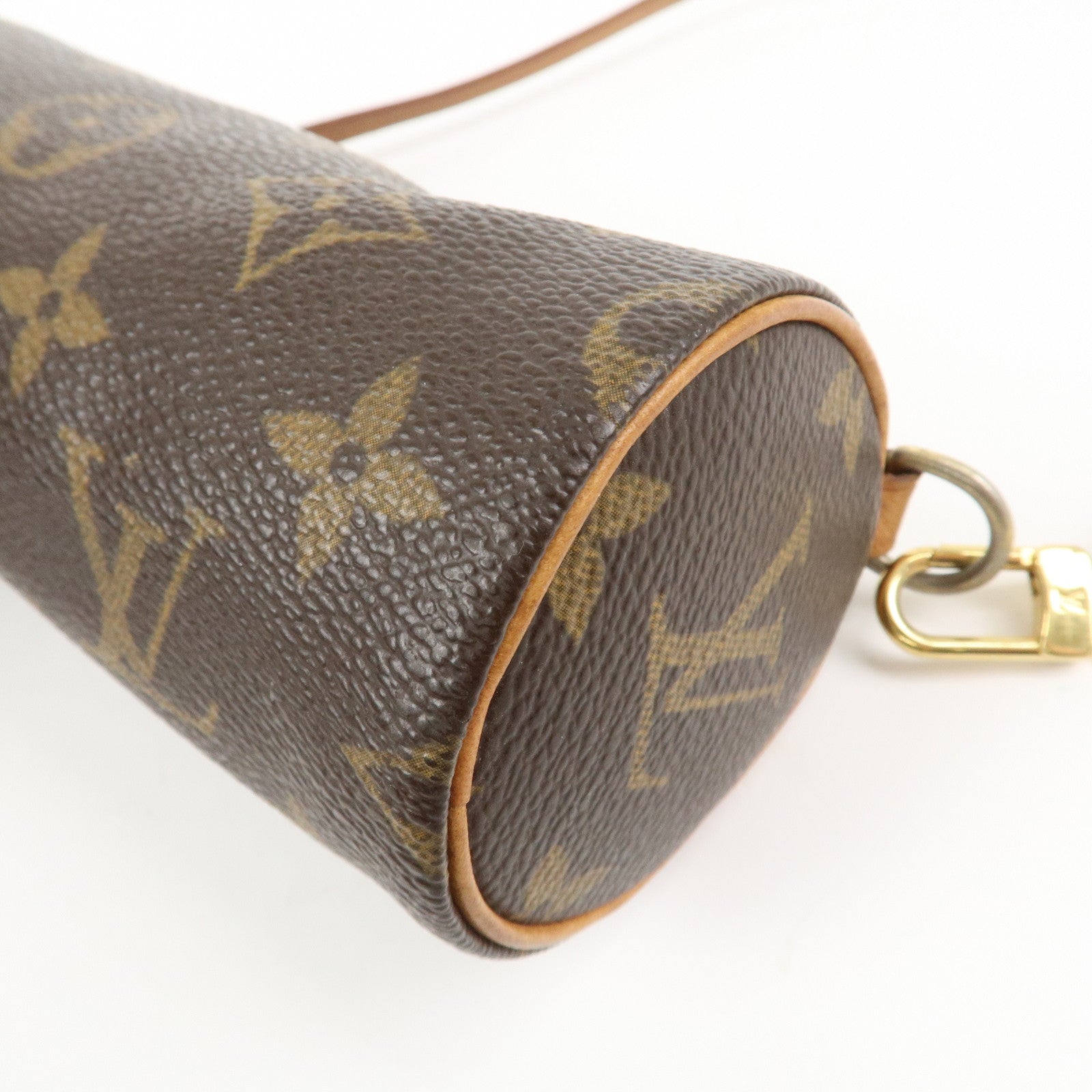Louis Vuitton Monogram Mini Pouch for Papillon Bag New Style Brown