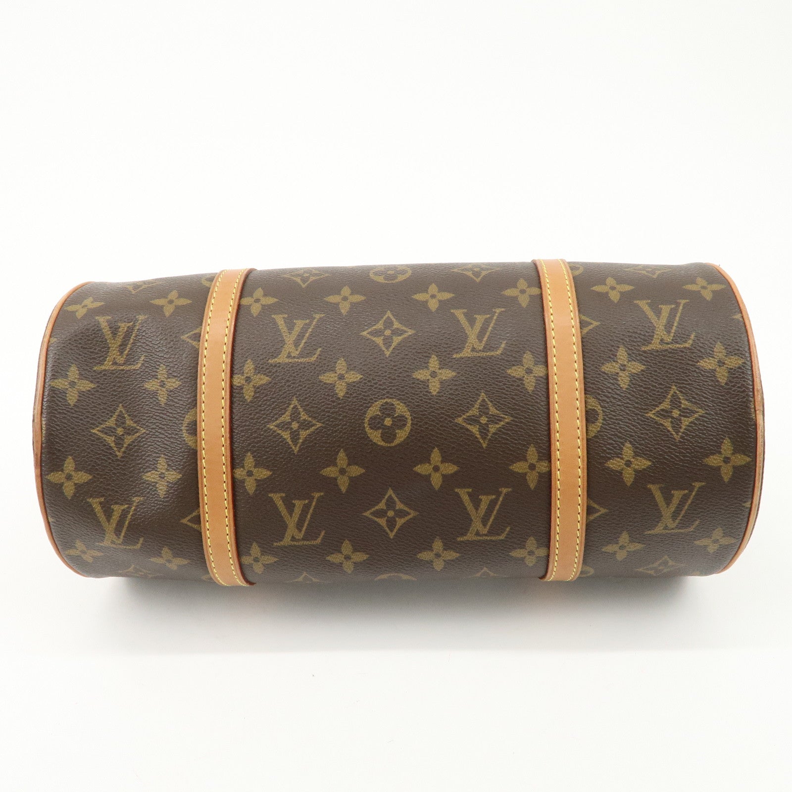 Louis Vuitton Monogram Papillon 30 Hand Bag New Style Brown M51385