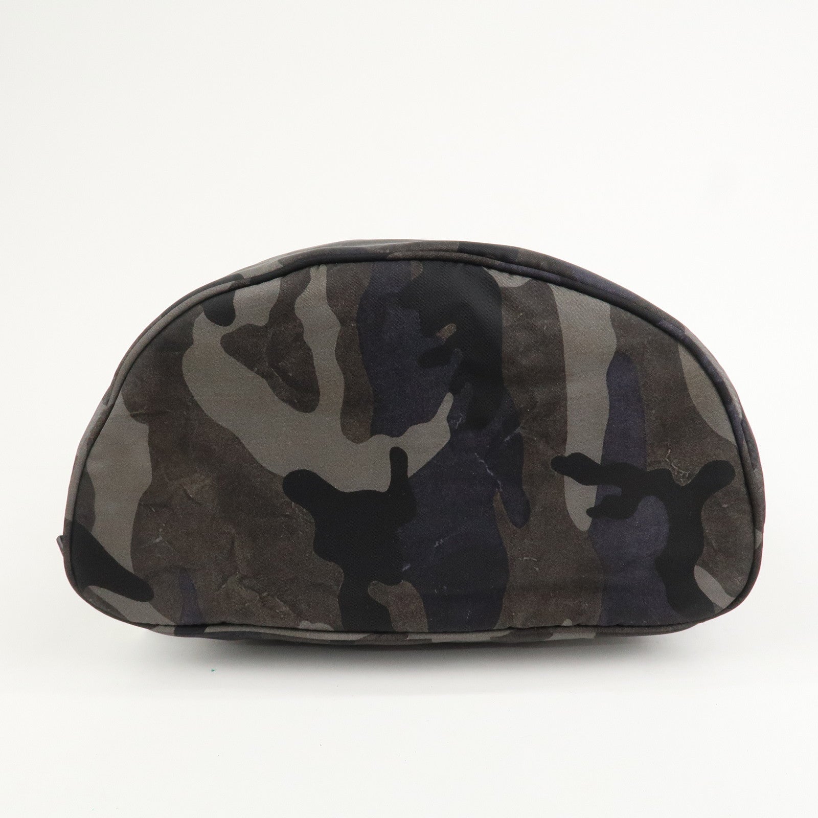 PRADA Triangle Logo Nylon Camouflage Backpack Ruck Sack BZ0032