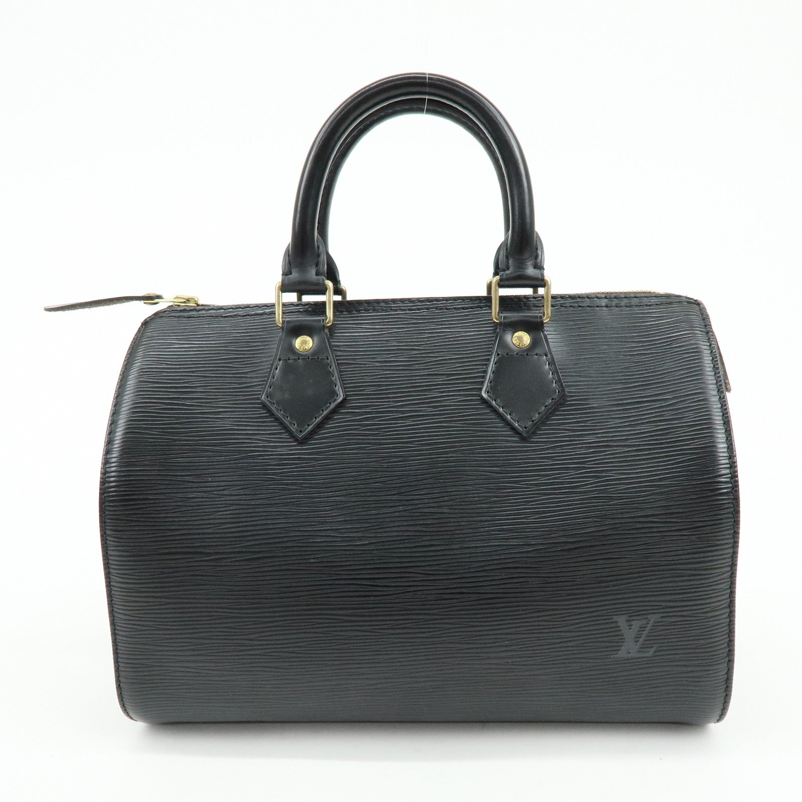 Louis Vuitton Epi Leather Speedy 25 Hand Bag Boston Bag Noir M59032