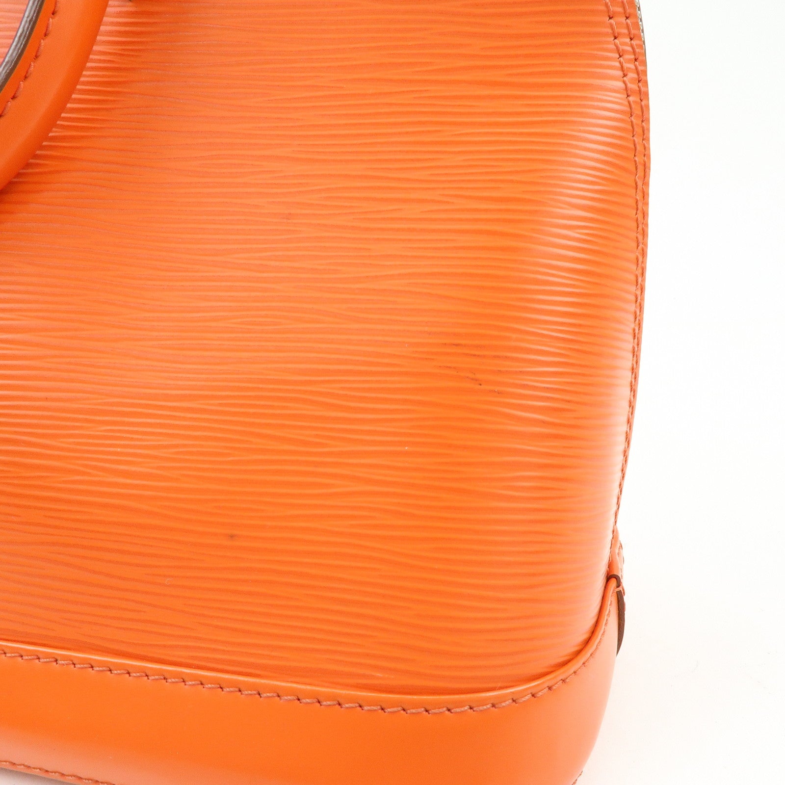 Louis Vuitton Epi Alma PM Hand Bag Pimont Orange M40623