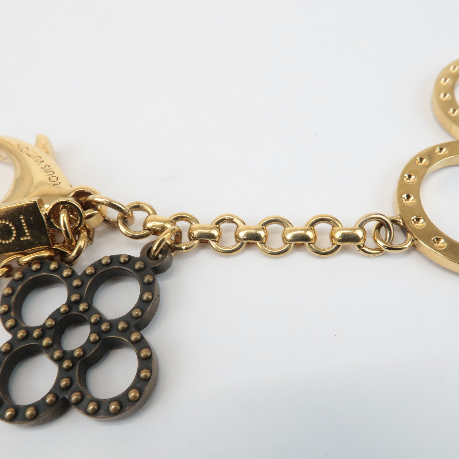 Louis Vuitton Monogram Flower Bijoux Sac Tapage Bag Charm M66350 Used