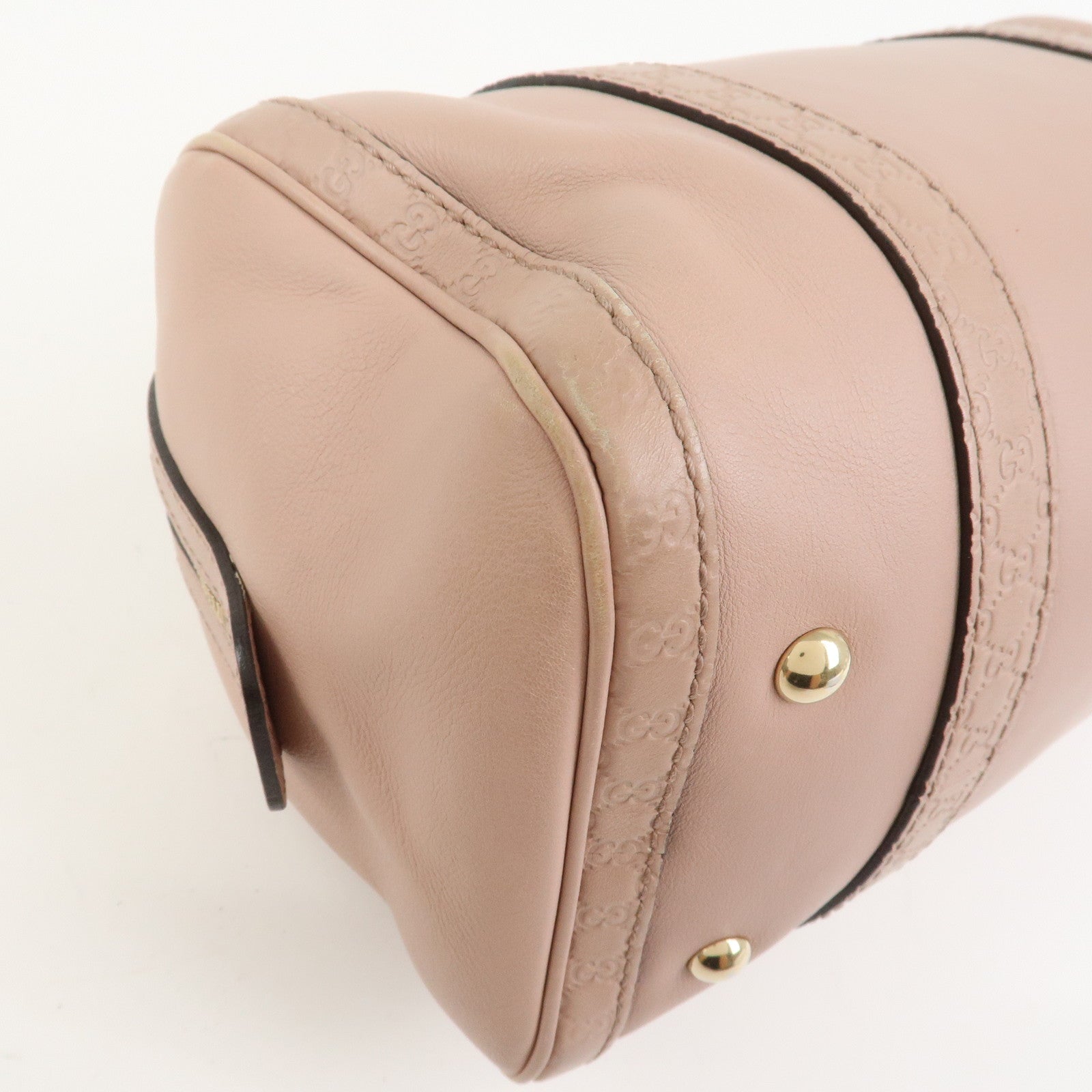 GUCCI Micro Guccissima 2Way Bag Boston Bag Pink 269876