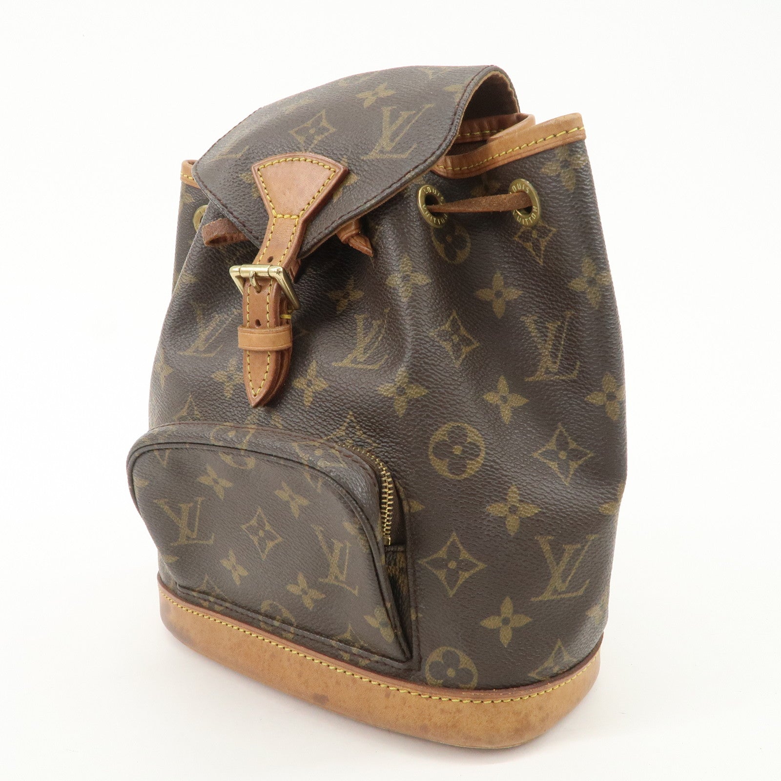 Louis Vuitton Monogram Mini Montsouris Canvas Backpack Brown M51137