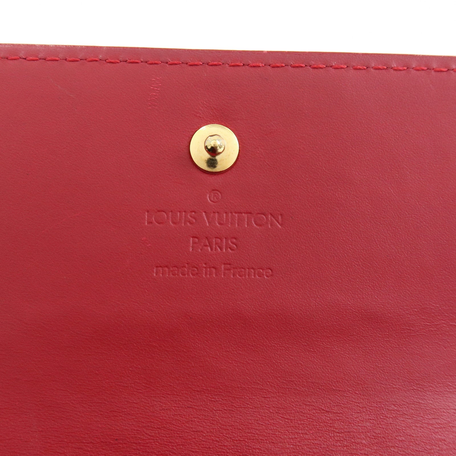 Louis Vuitton Vernis Porte Monnaie Billets Cartes Credit M91982