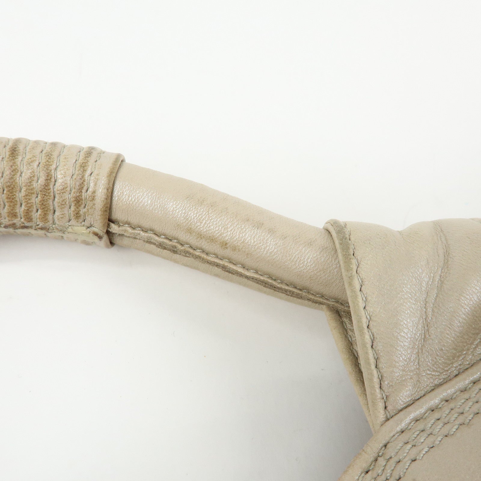 LOEWE Anagram Nappa Aire Leather Hand Bag Shoulder Bag Beige