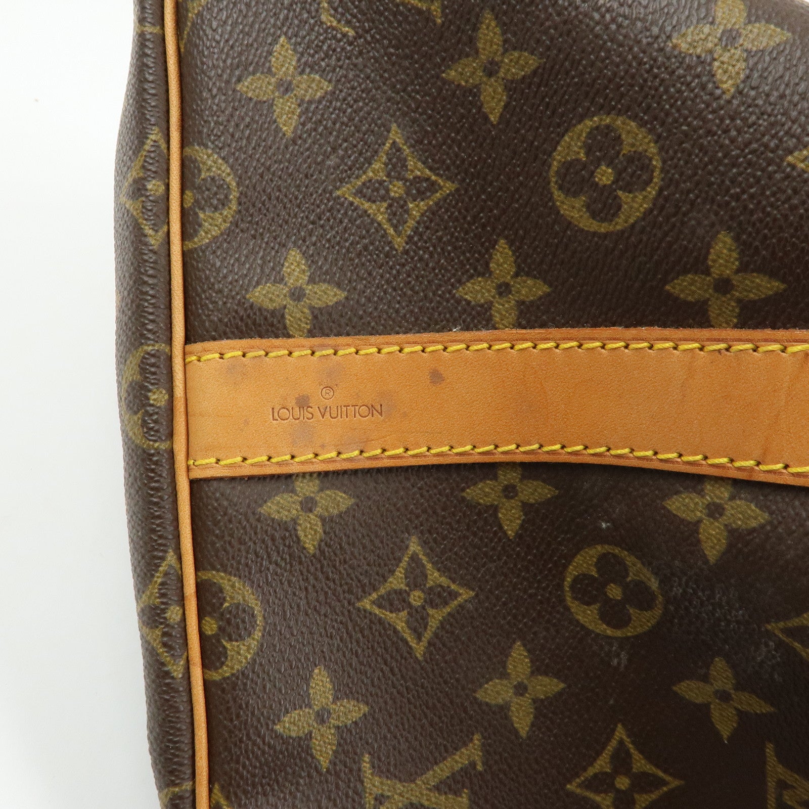 Louis Vuitton Monogram Keep All Bandouliere 55 Boston Bag M41414
