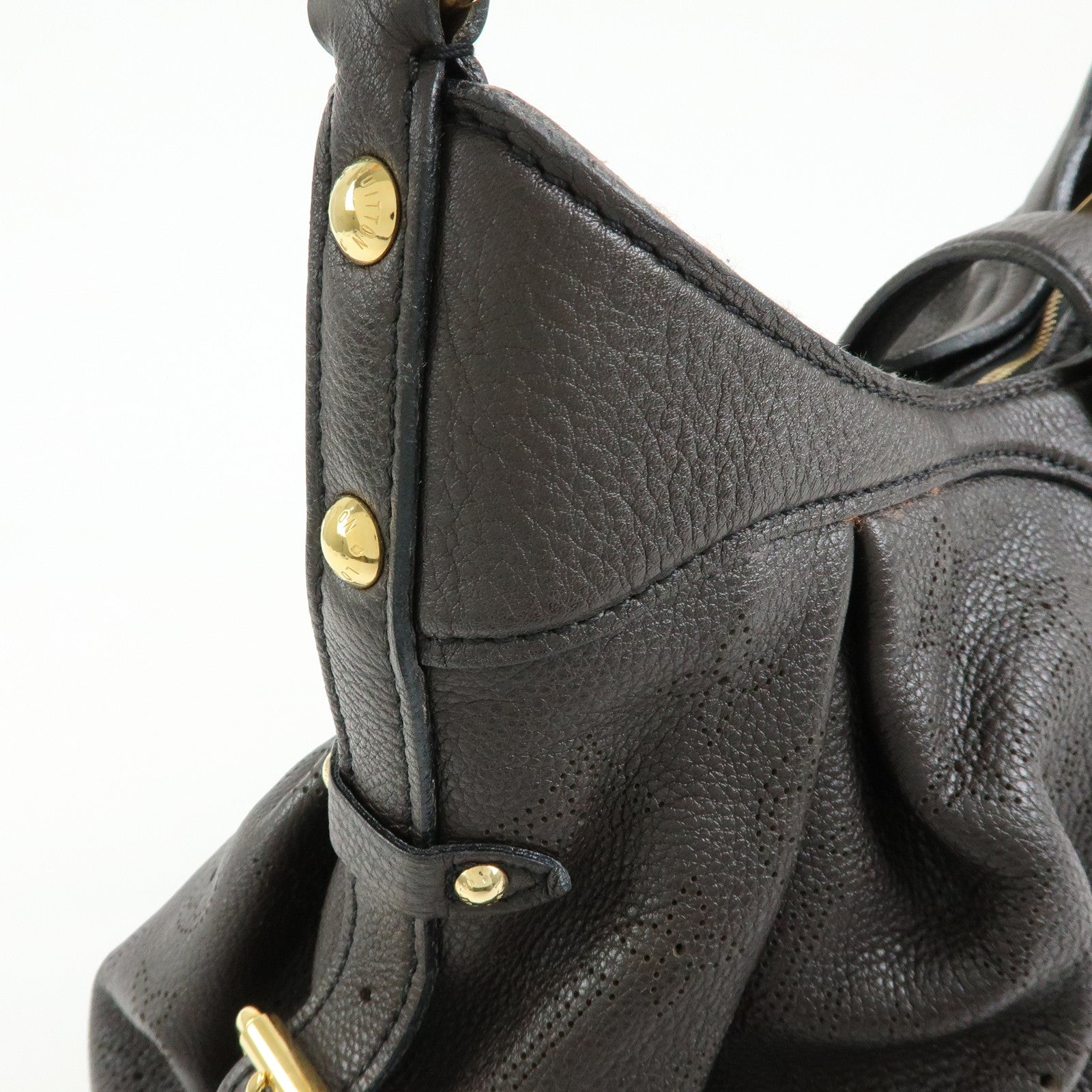 Louis Vuitton Monogram Mahina XS Leather 2Way Bag Chocolat M95972
