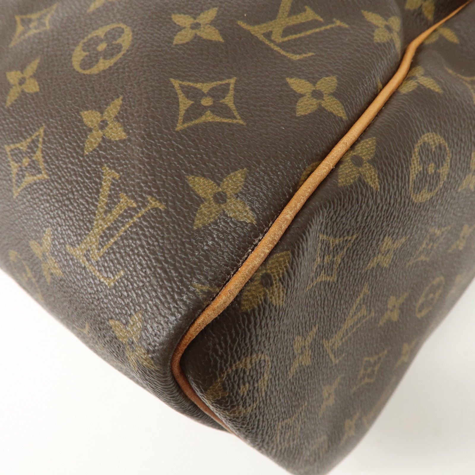 Louis Vuitton Monogram Keep All 45 Boston Bag Brown M41428 Used