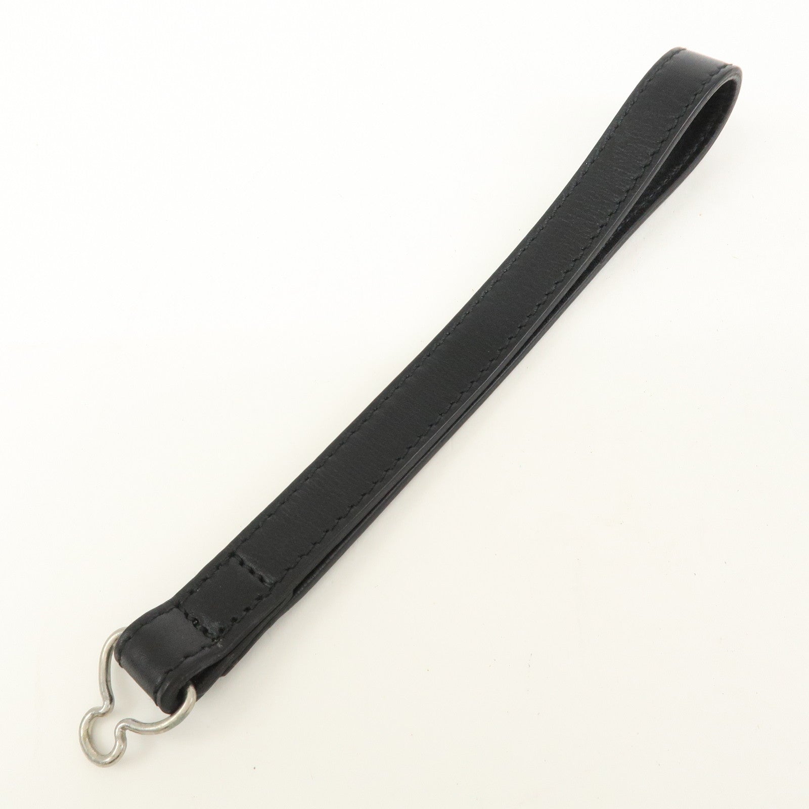 Ferragamo Gancini Leather 2Way Bag Hand Bag Shoulder Bag Black