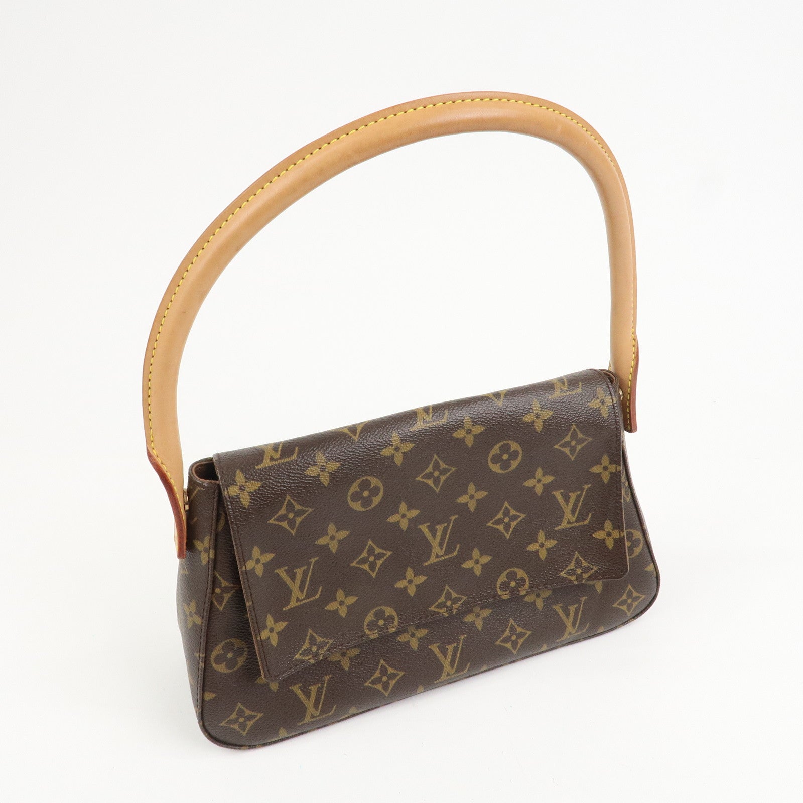 Louis Vuitton Monogram Mini Looping Shoulder Bag Brown M51147