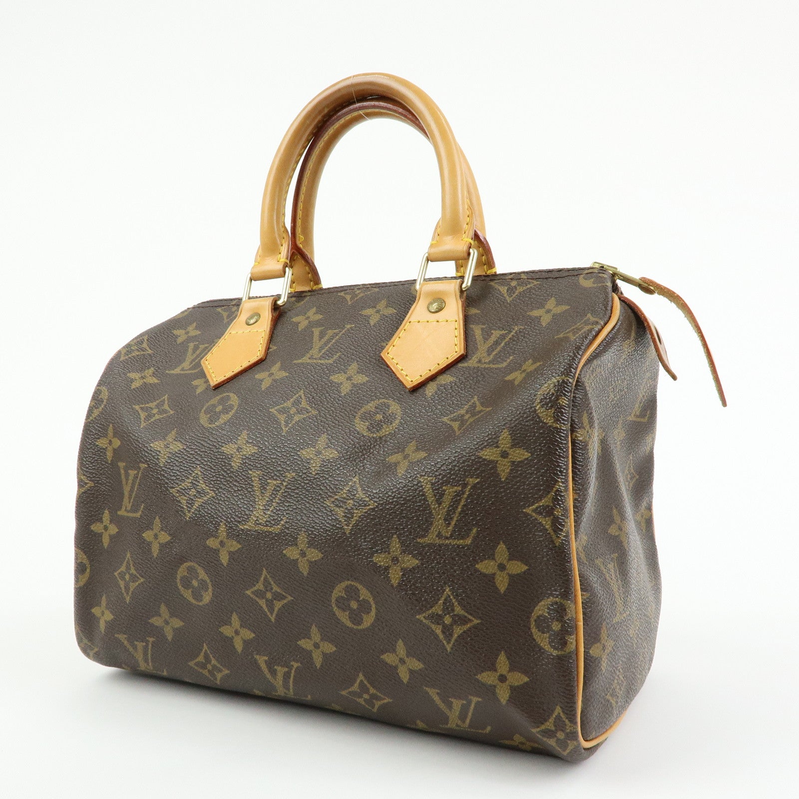 Louis Vuitton Monogram Speedy 25 Boston Bag Hand Bag Brown M41528