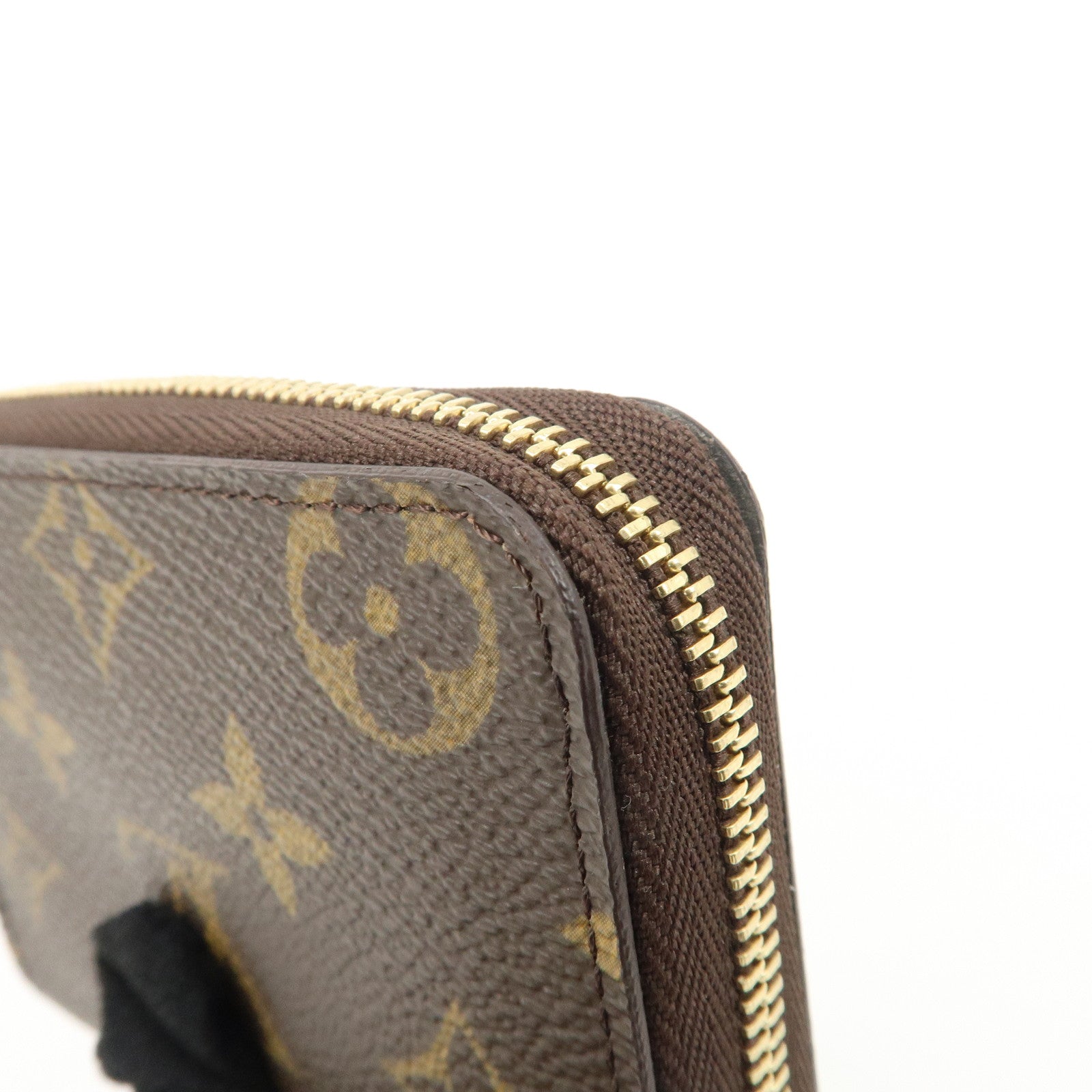 Louis Vuitton Monogram Zippy Coin Purse Coin Case Brown M60067 Used