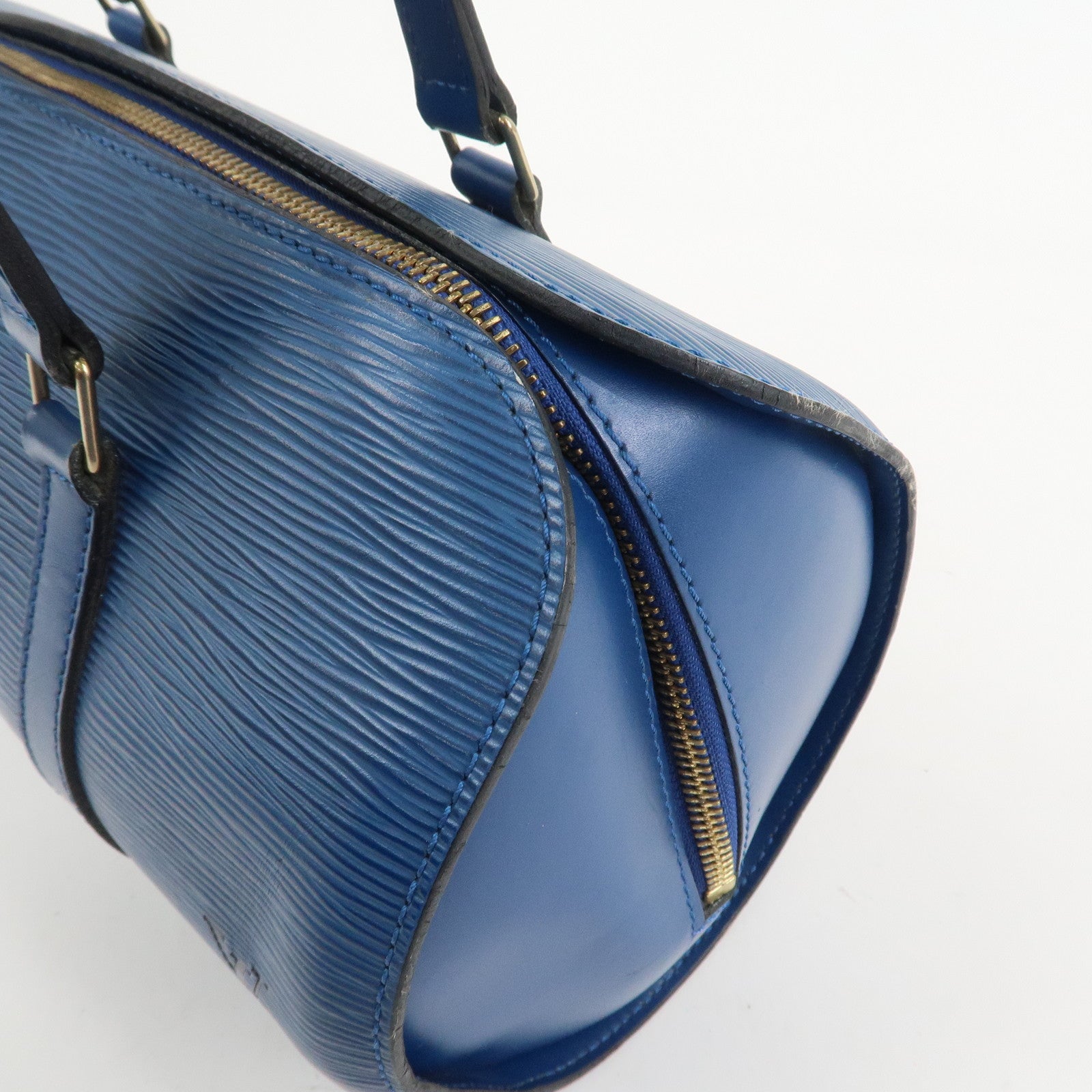 Louis Vuitton Epi Soufflot Shoulder Bag Hand Bag Toledo Blue M52225