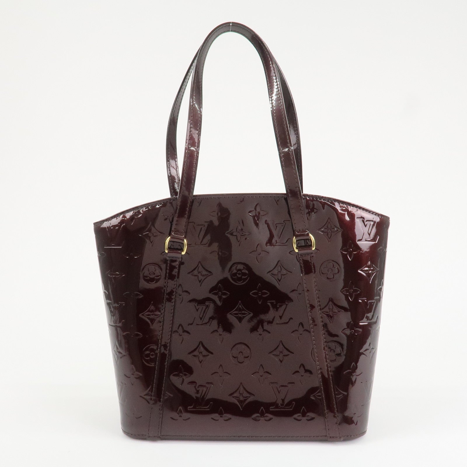 Louis Vuitton Monogram Vernis Avalon MM Tote Bag Amarante M91567 Used
