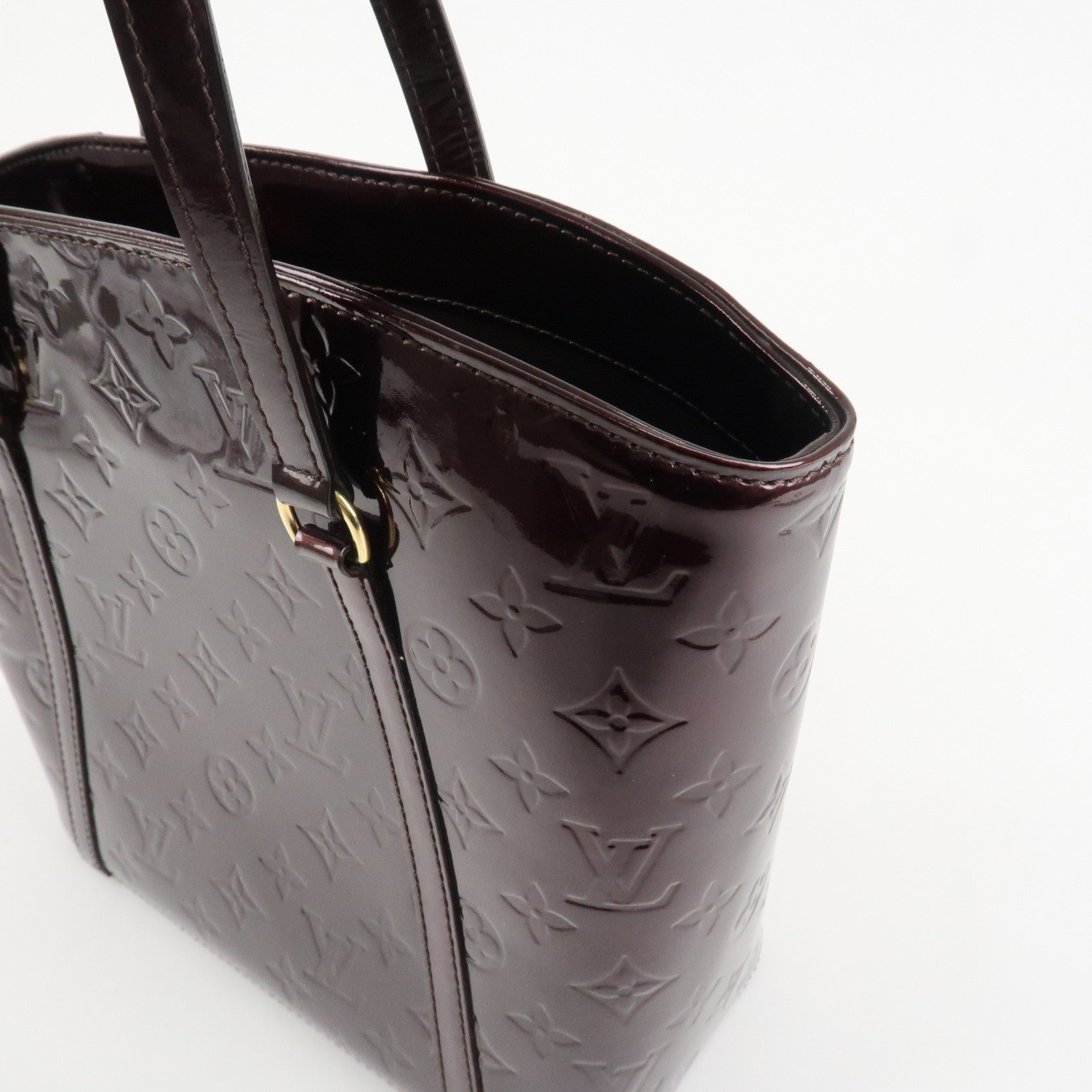 Louis Vuitton Monogram Vernis Avalon MM Tote Bag Amarante M91567 Used