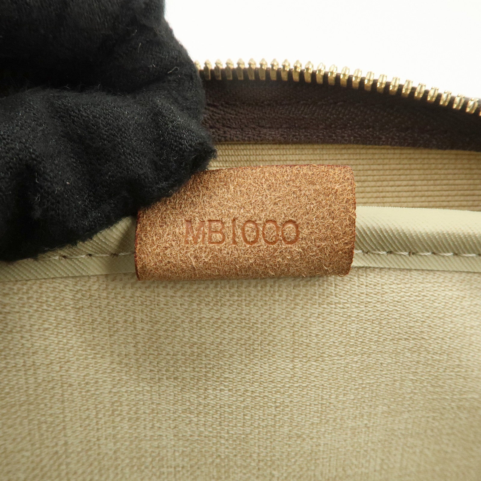 Louis Vuitton Monogram Deauville Hand Bag Brown M47270 Used