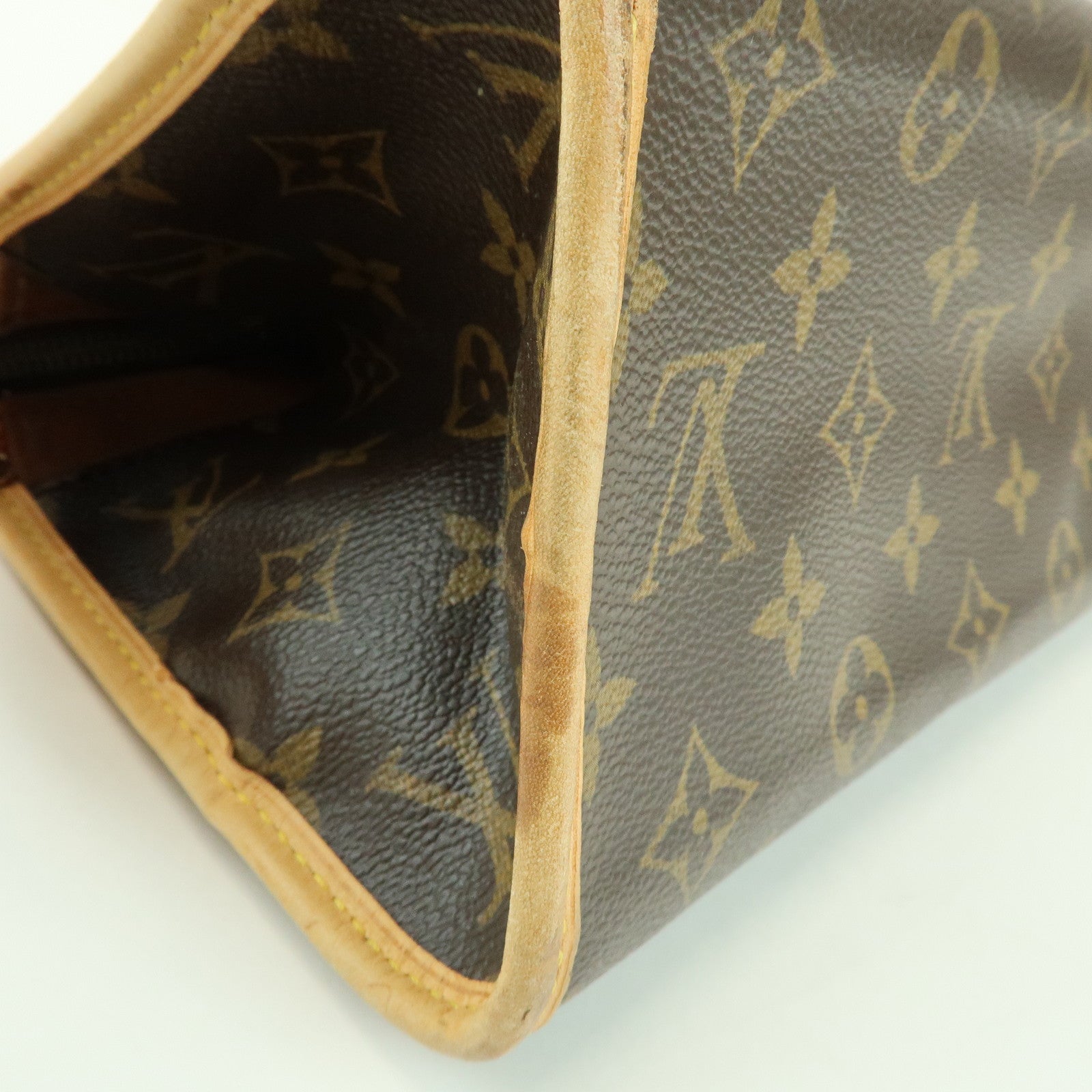 Louis Vuitton Monogram Popincourt Hand Bag Brown M40009