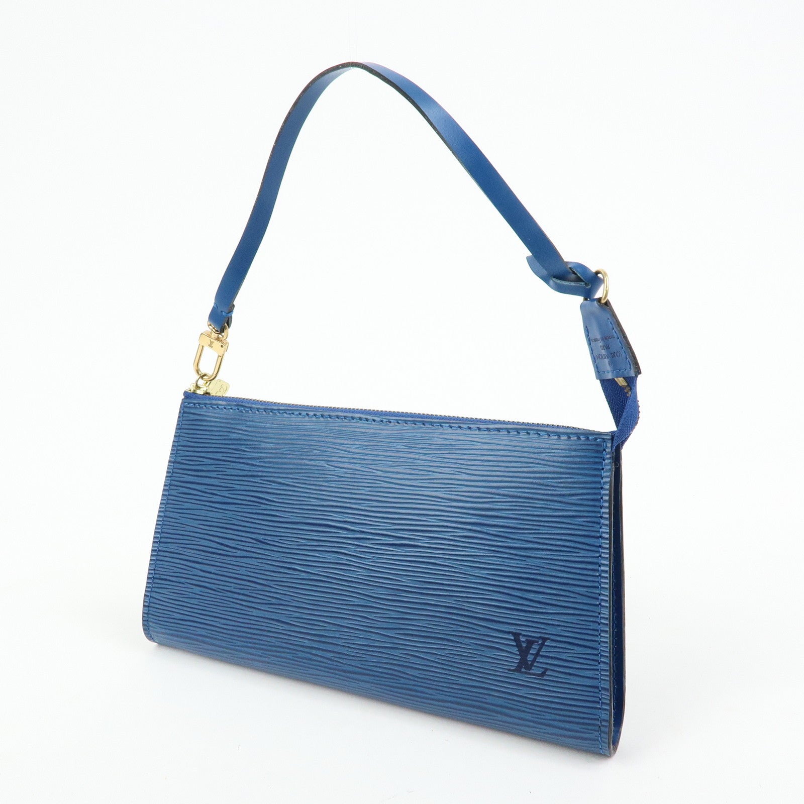 Louis Vuitton Epi Pochette Accessoires Pouch Toledo Blue M52945