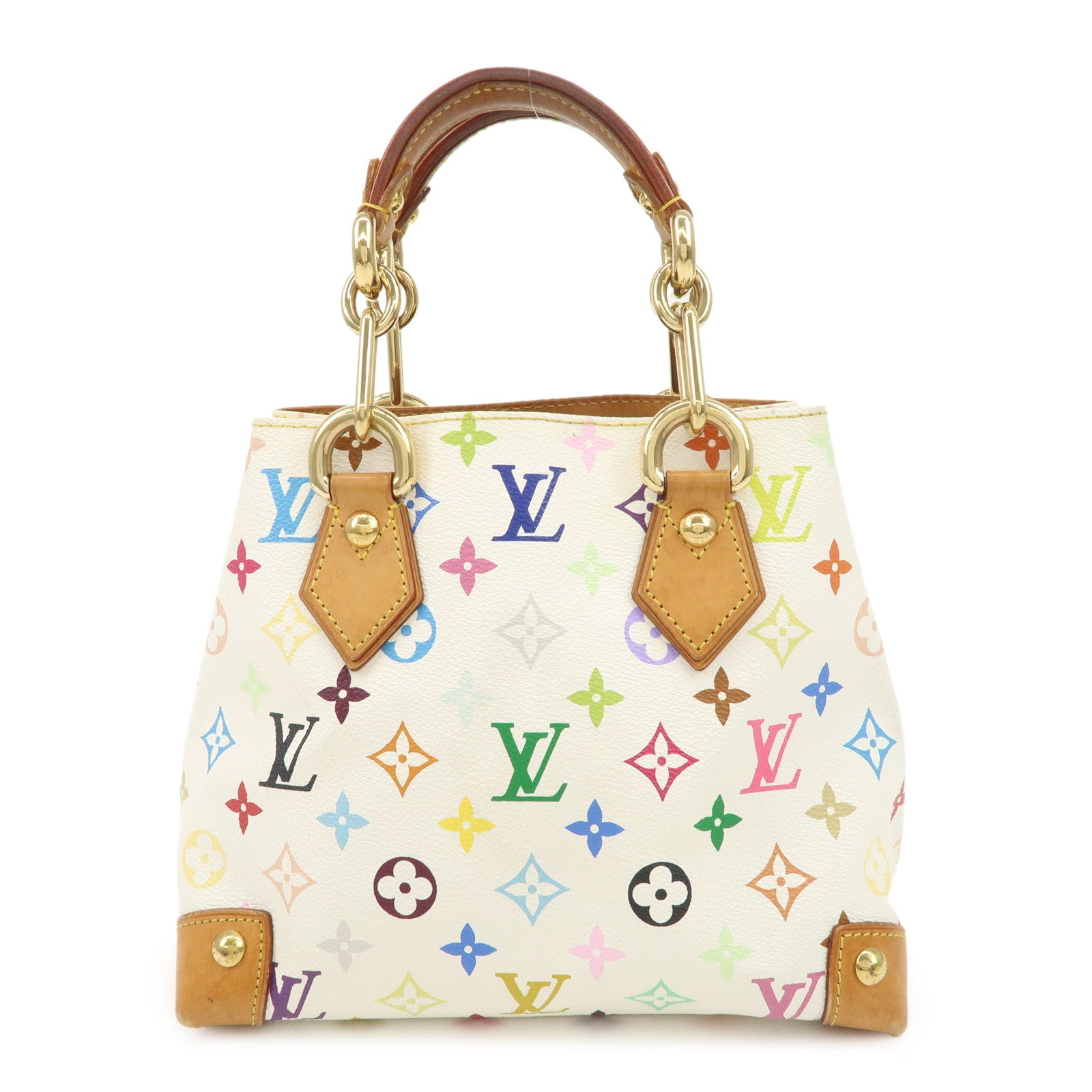 Louis Vuitton Monogram Multicolor Audra Hand Bag Blanc M40047