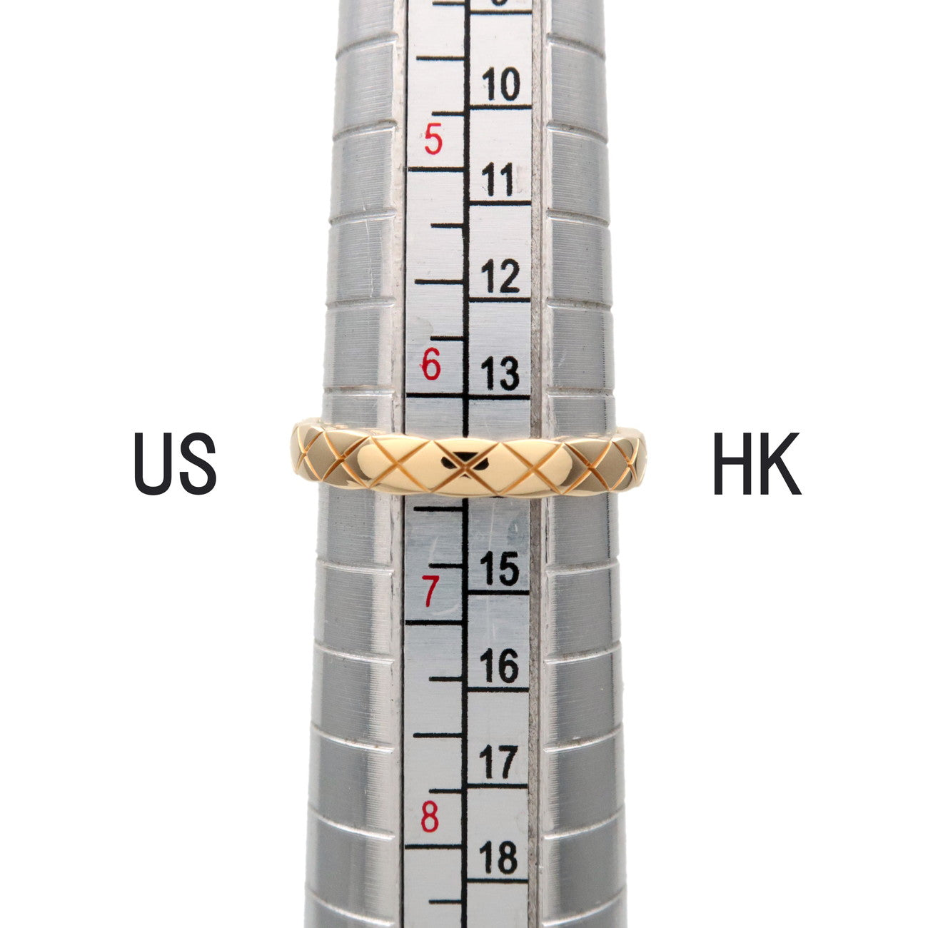 CHANEL COCO Crush Mini Ring K18 750YG Yellow Gold #53 J11794